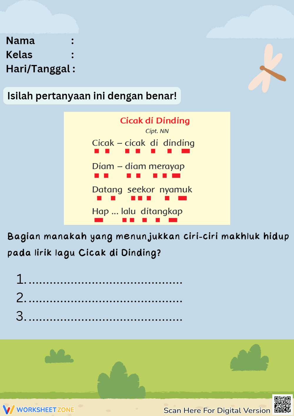 Ciri - Ciri Makhluk Hidup - Page 1