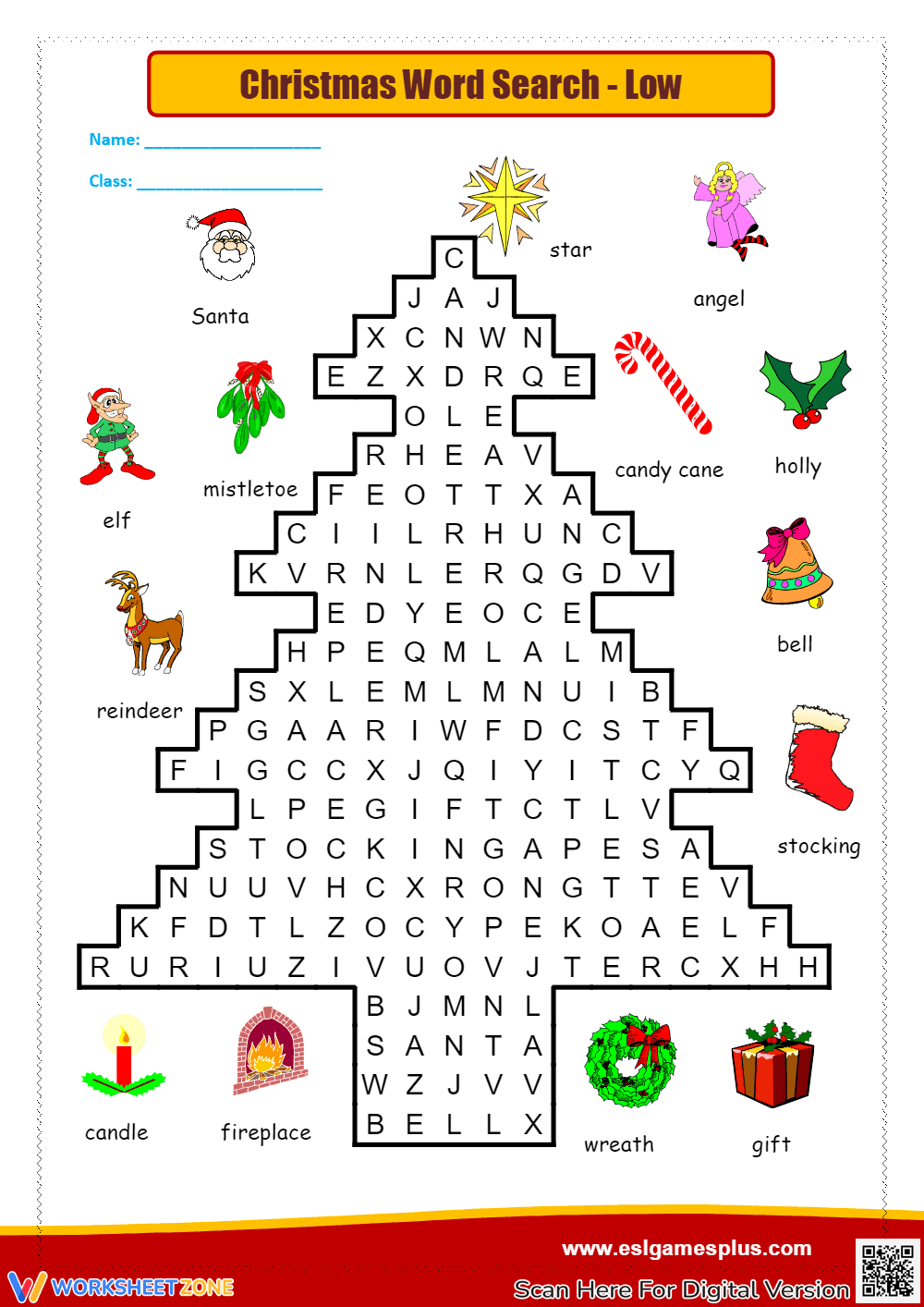 Christmas-Word-Search - Page 1