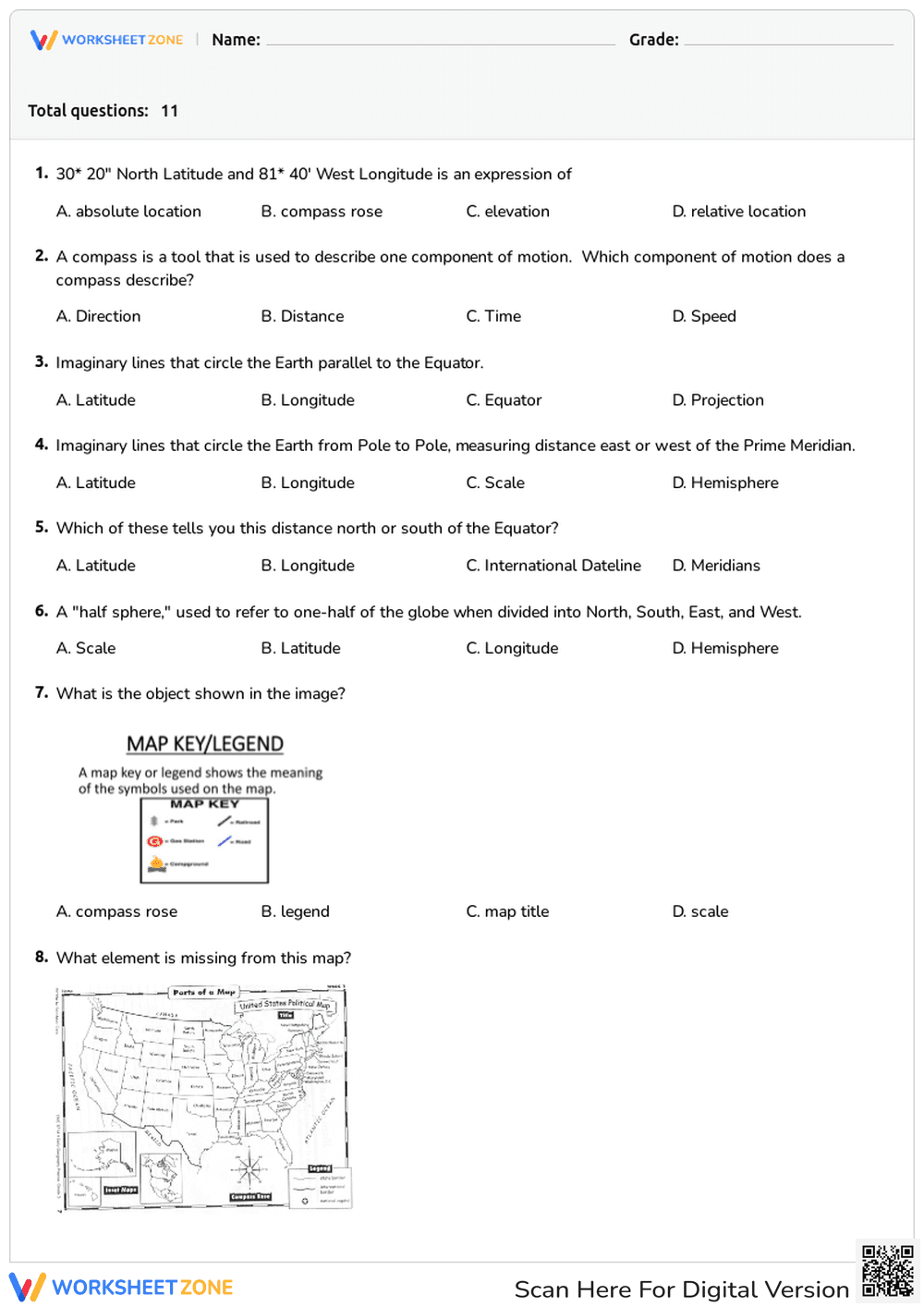 Ch. 9 Test - The Enlightenment & Revolution - Page 1