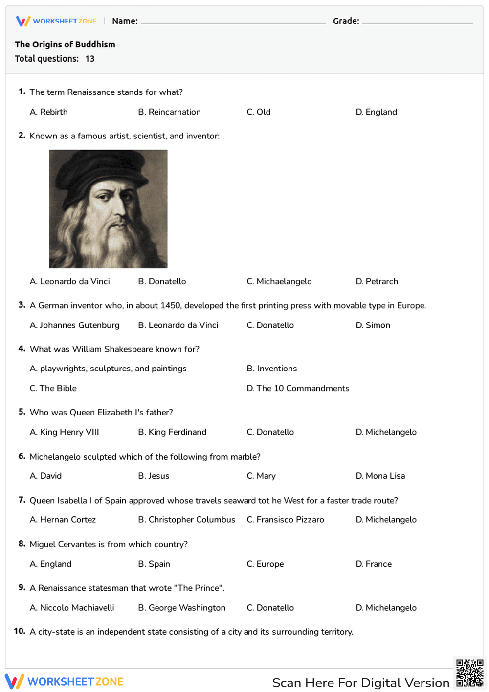 The Origins of Buddhism - Page 1