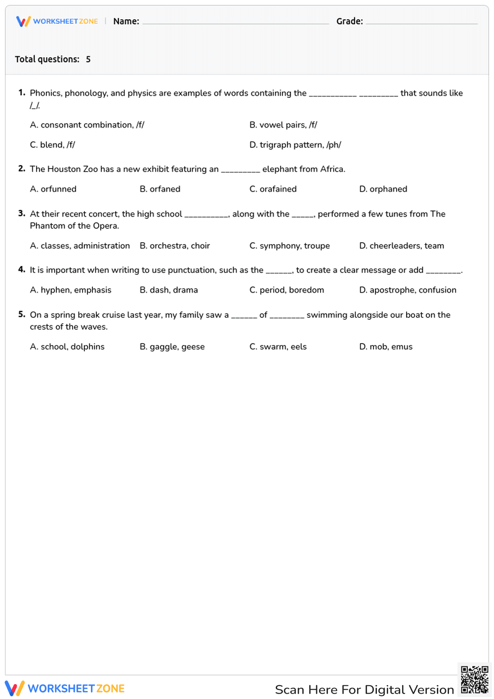 Greek Spelling Patterns Worksheet | Grade 3 Essential - Page 1