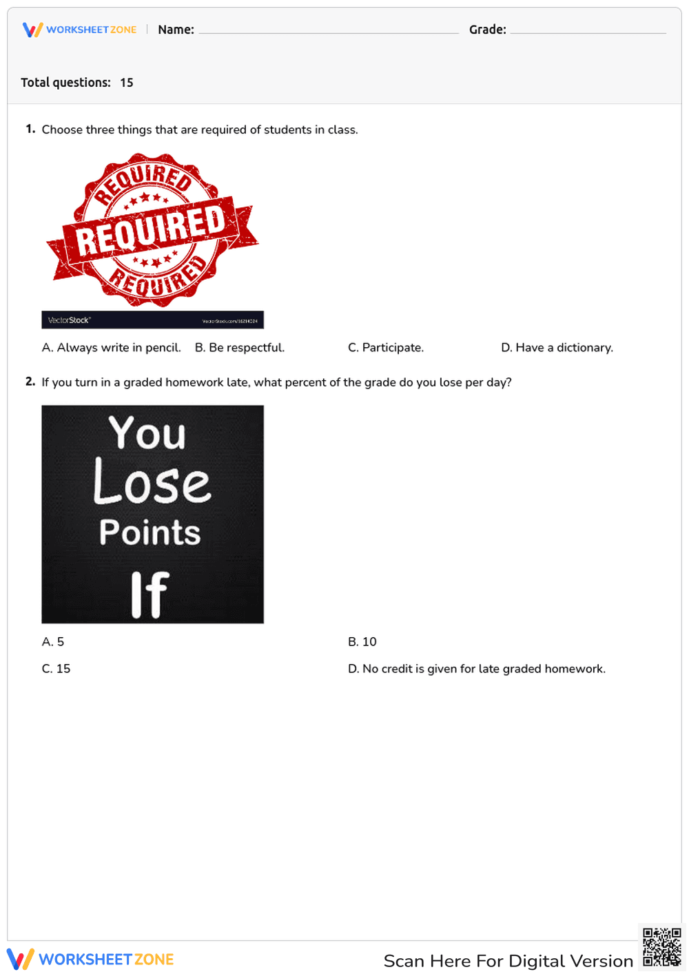 Course letter - Page 1