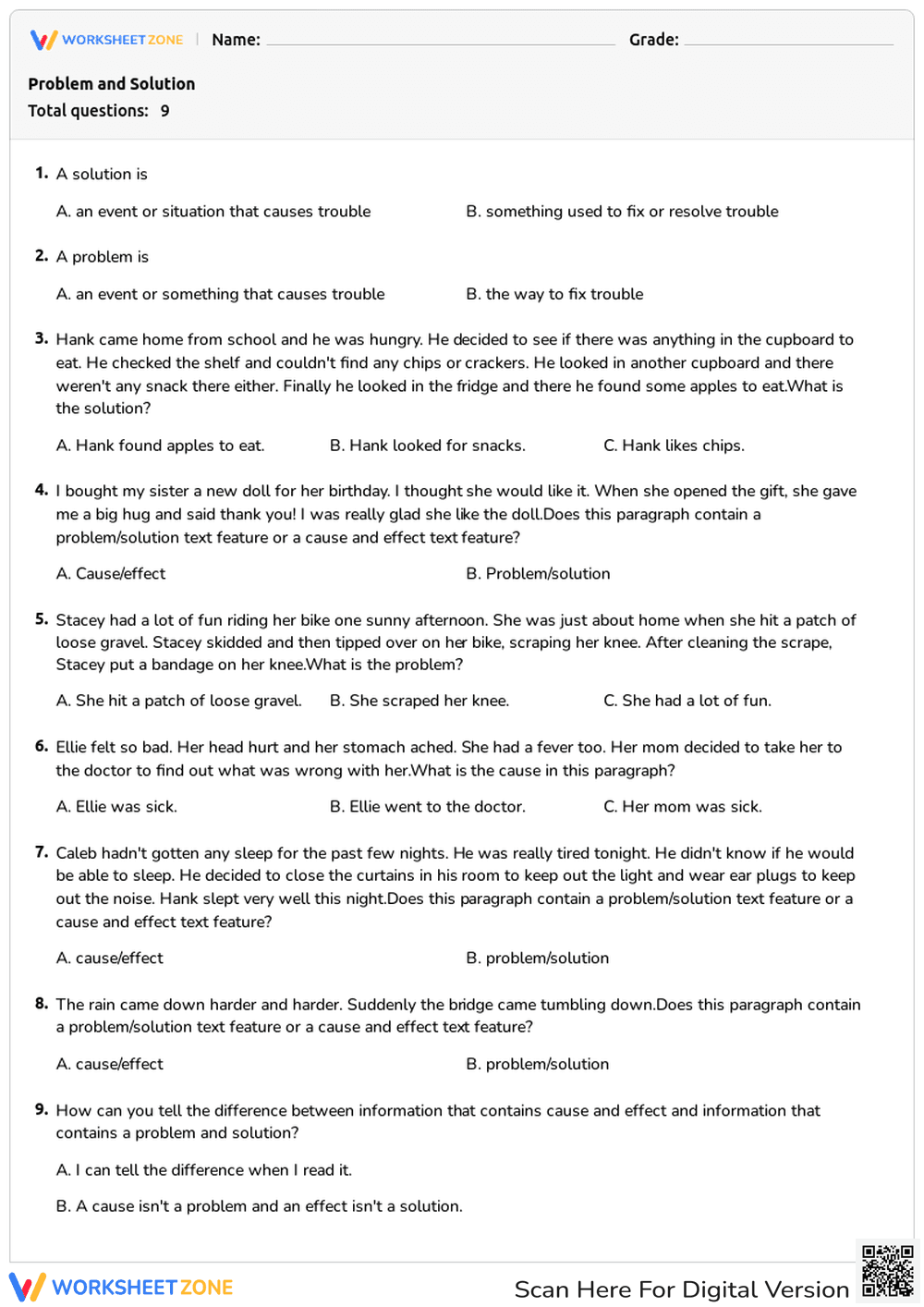 Problem and Solution - Page 1