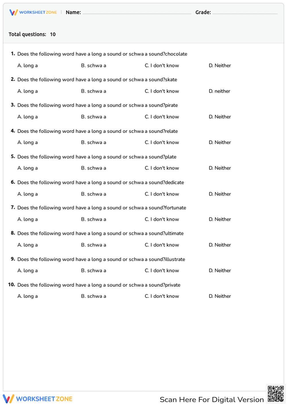-ate Ending Sounds Worksheet | Grade 2 Ready - Page 1