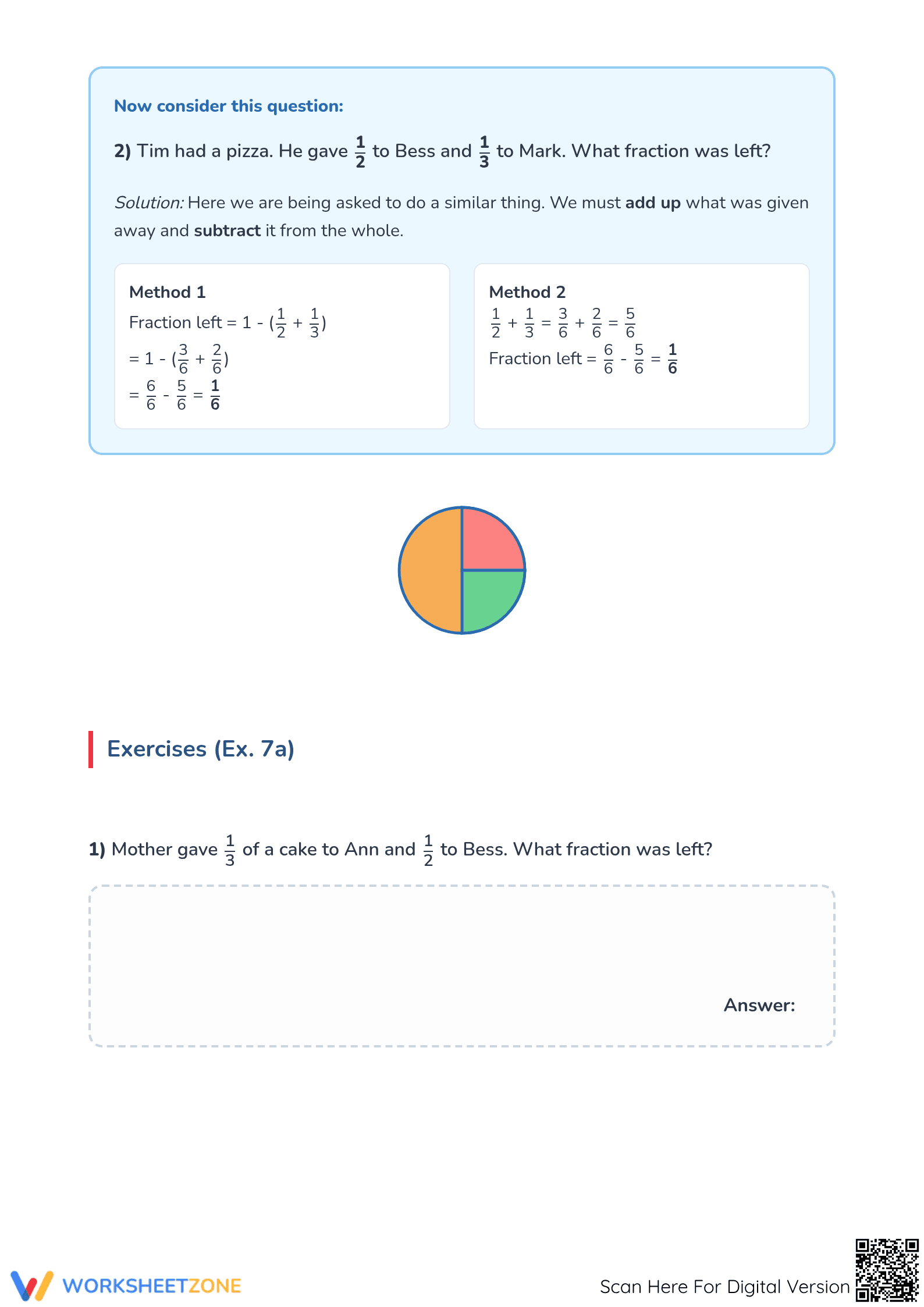 Essential Fraction Word Problems Worksheet | Grade 5 Math - Page 2