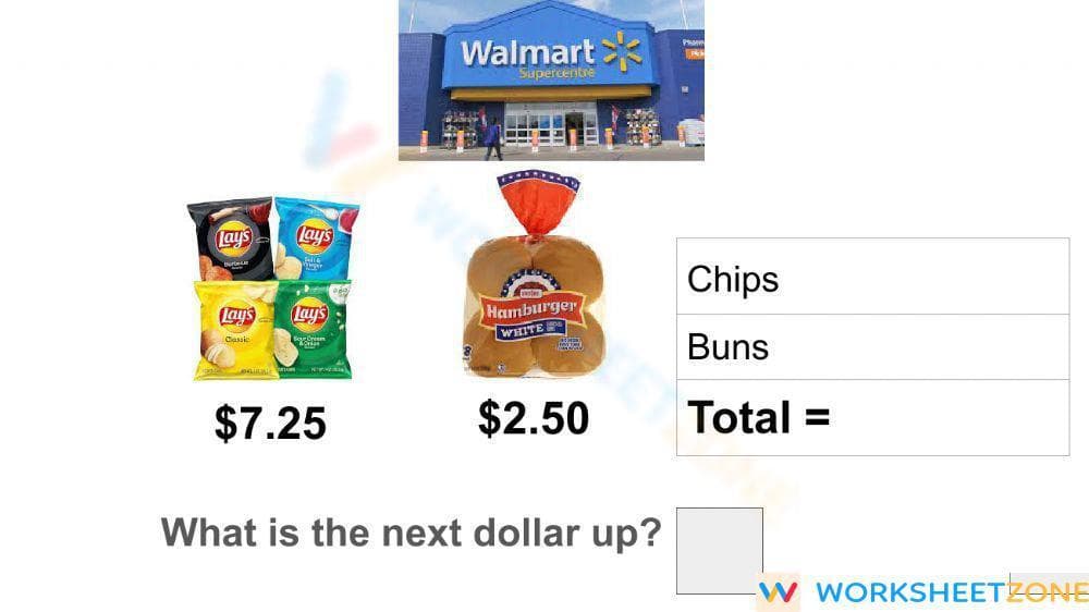 Paying for Items Practice Worksheet - Page 2