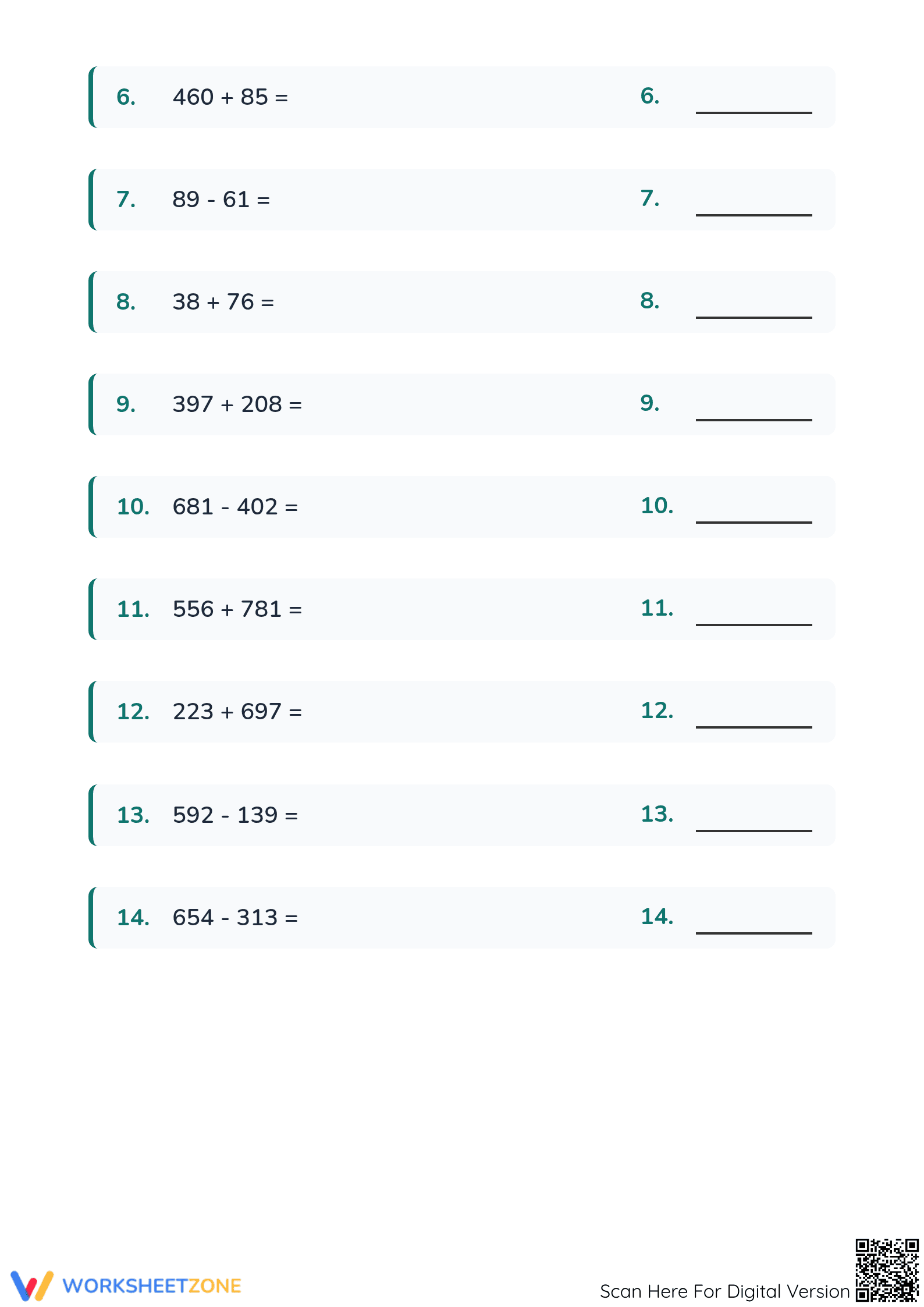 Essential Grade 3 Math: Multi-Digit Addition & Subtraction - Page 2