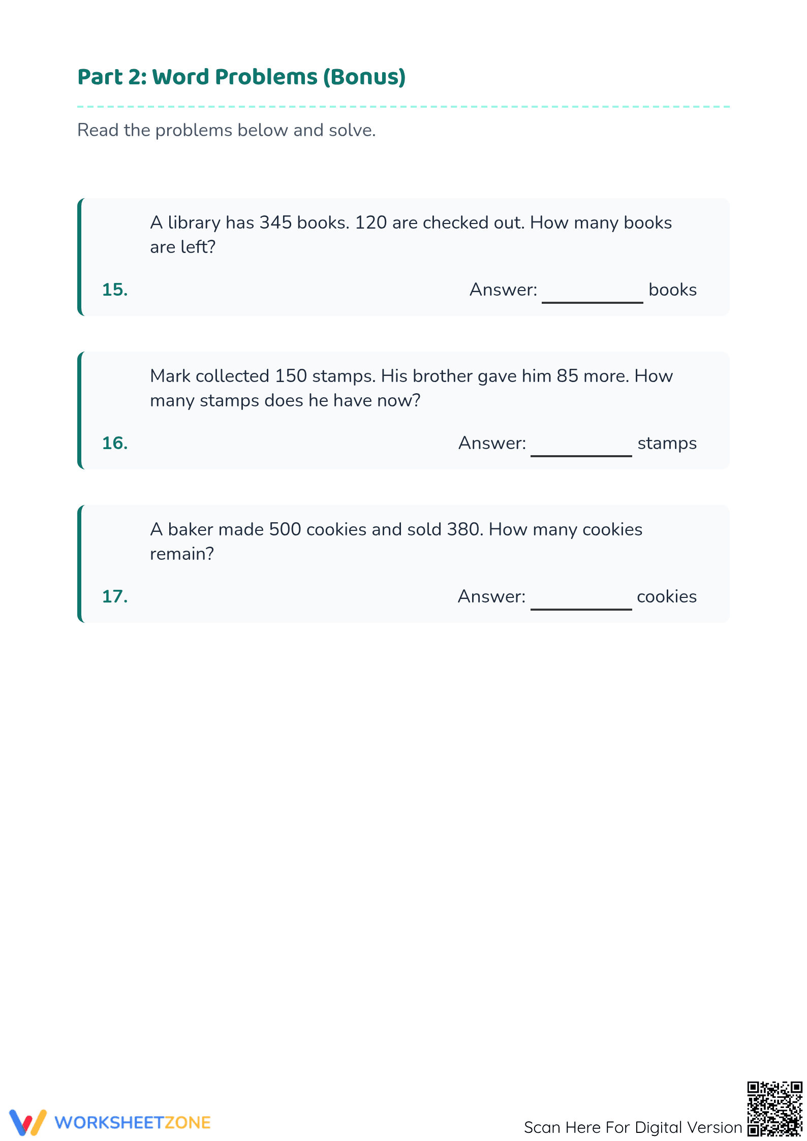 Essential Grade 3 Math: Multi-Digit Addition & Subtraction - Page 3