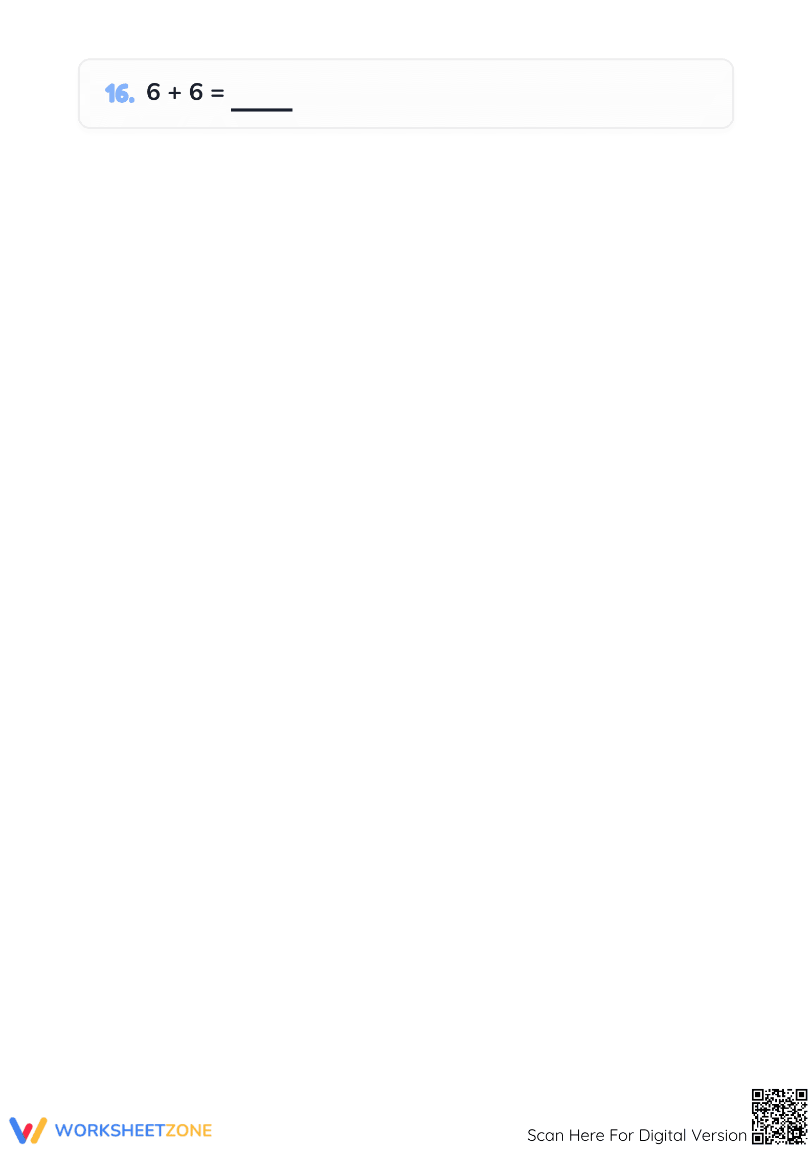 Grade 1 Addition Within 18 | Essential Math Worksheet - Page 3