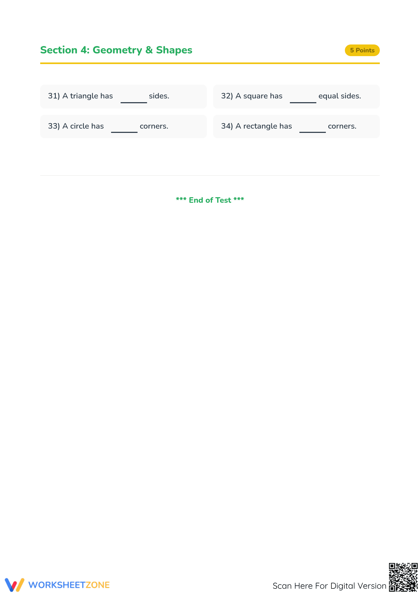 Grade 3 Math Test Worksheet (3.OA.D.8) | Essential Review - Page 4