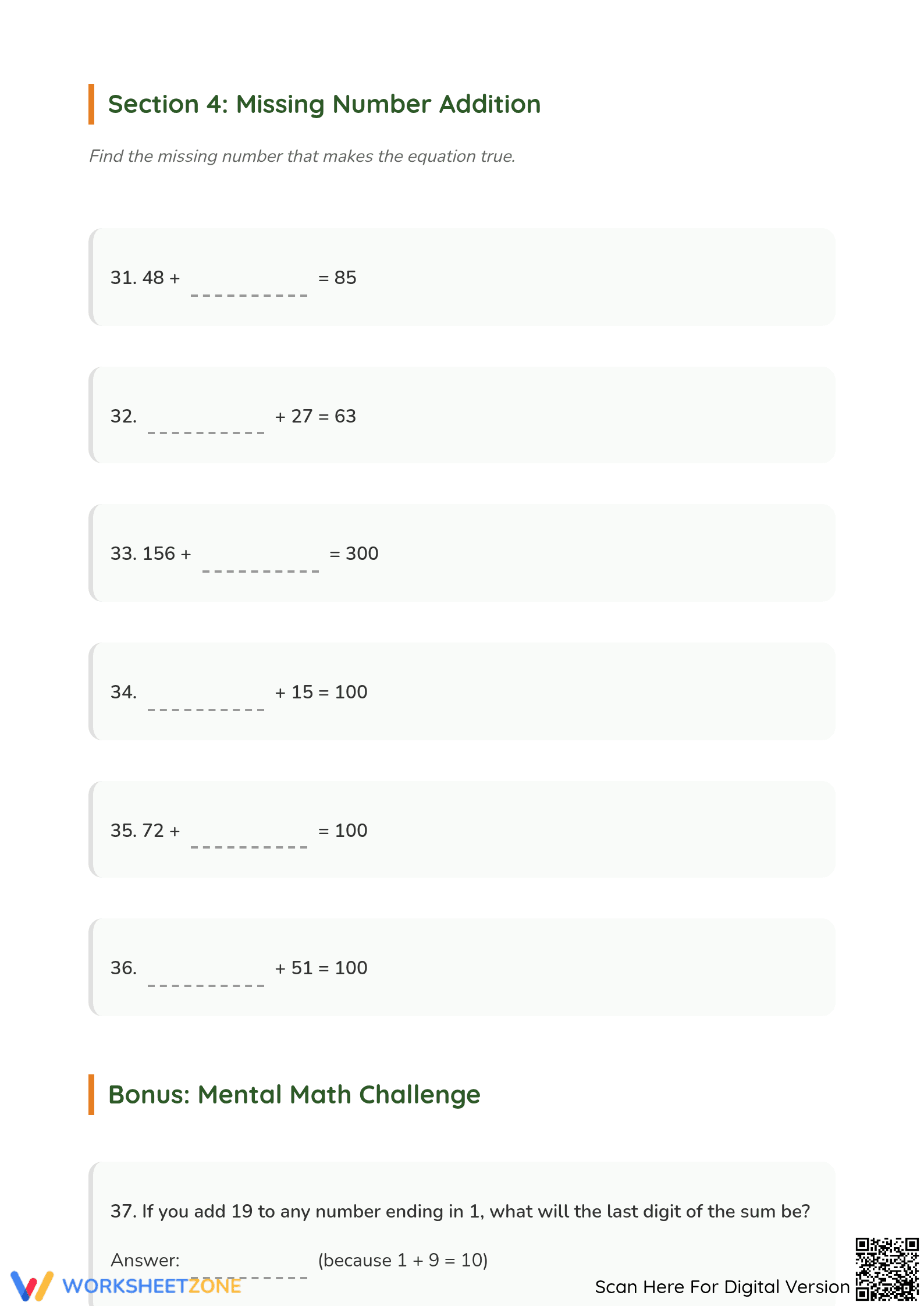 Essential Grade 2 Addition With Regrouping Worksheet - Page 5