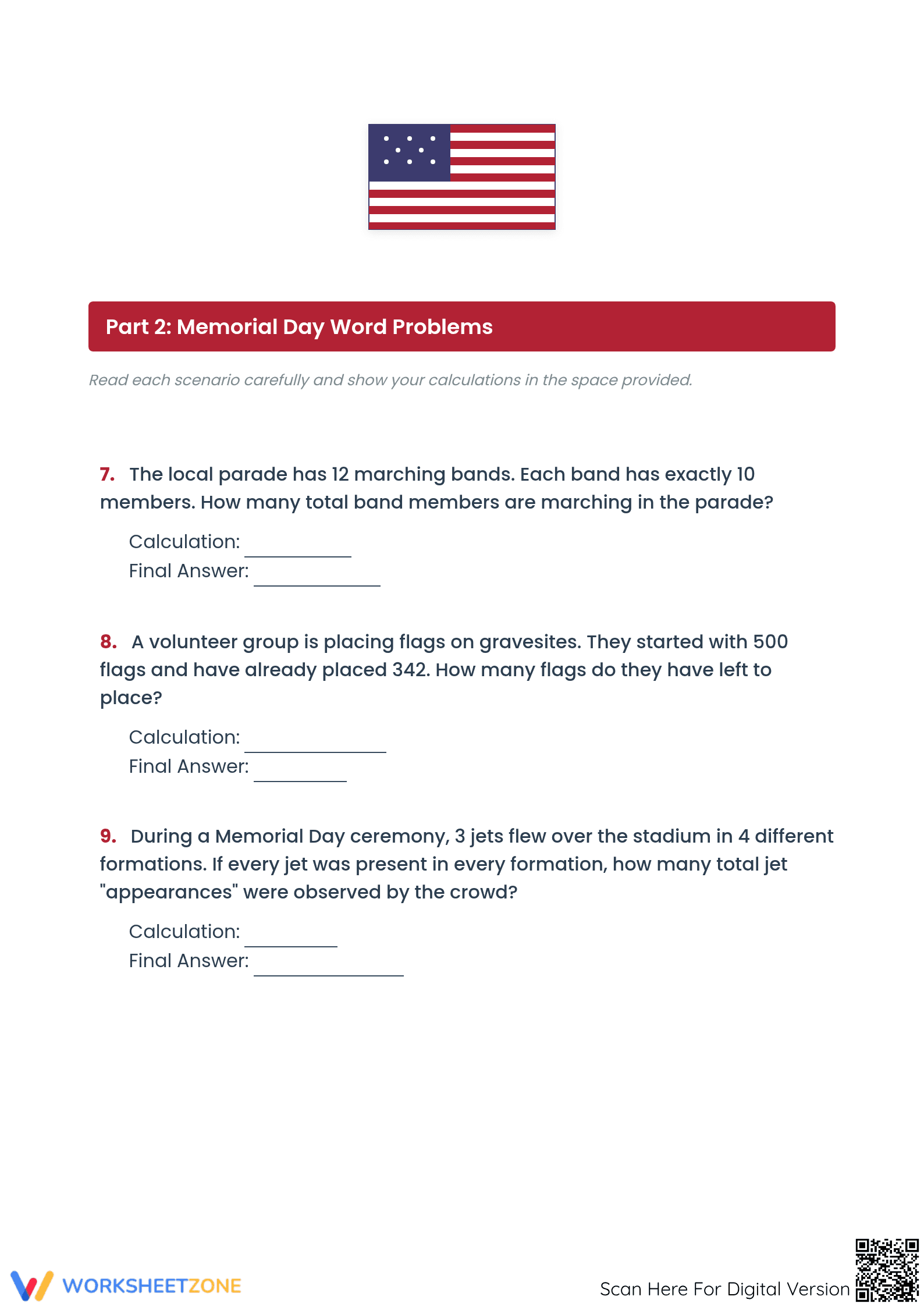 Essential Multi-Step Word Problems Worksheet | Grade 7 Math - Page 2
