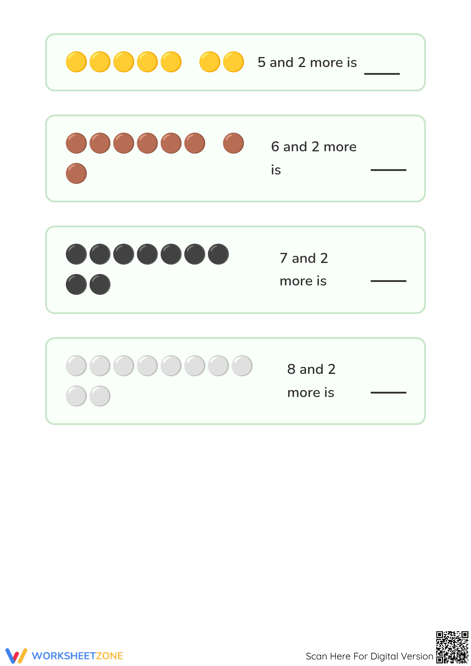 Essential Addition with Objects Worksheet | Grade K Math - Page 4