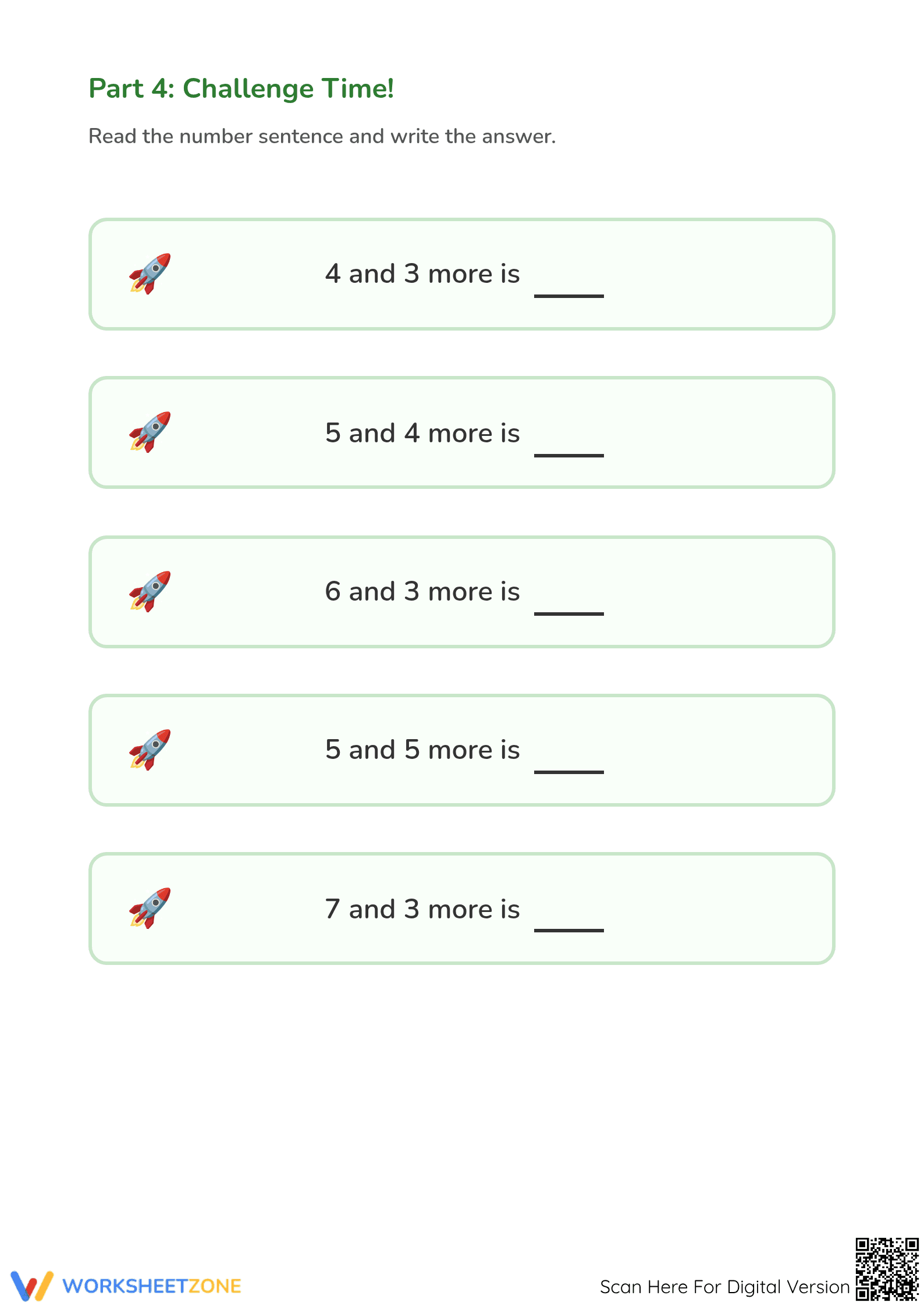 Essential Addition with Objects Worksheet | Grade K Math - Page 5