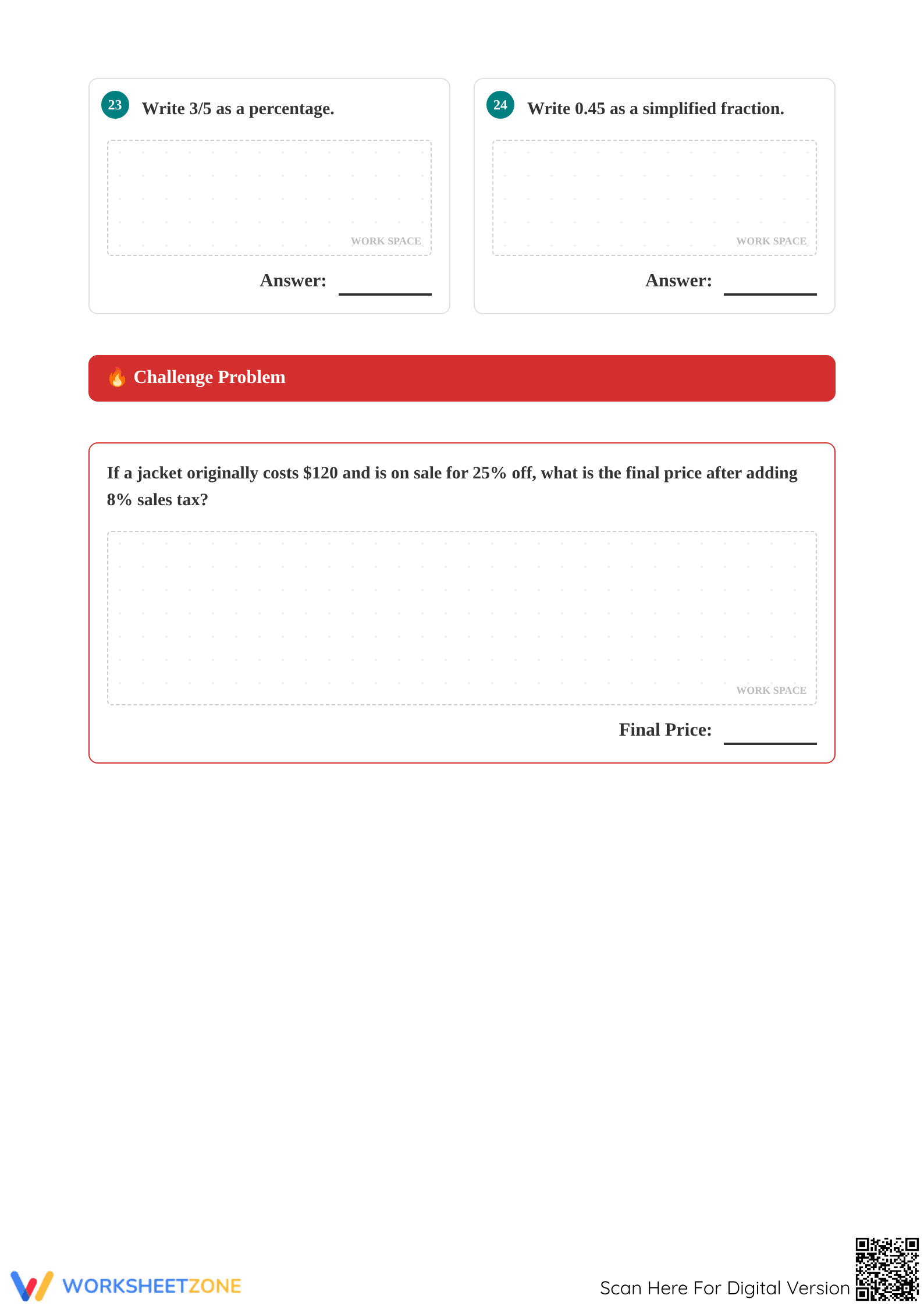 CCSS.Math 6.NS.B.3 Worksheet: Computation — Grade 6 Aligned - Page 5