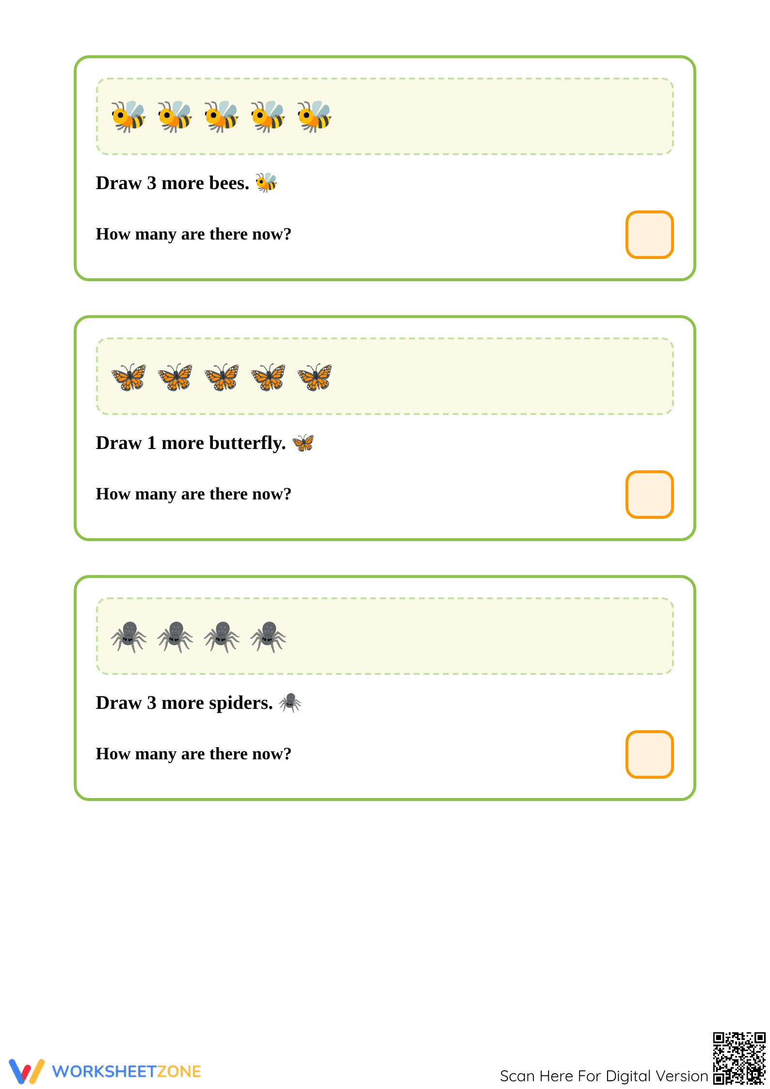 Bug Addition Worksheet | Essential Grade K Math - Page 2