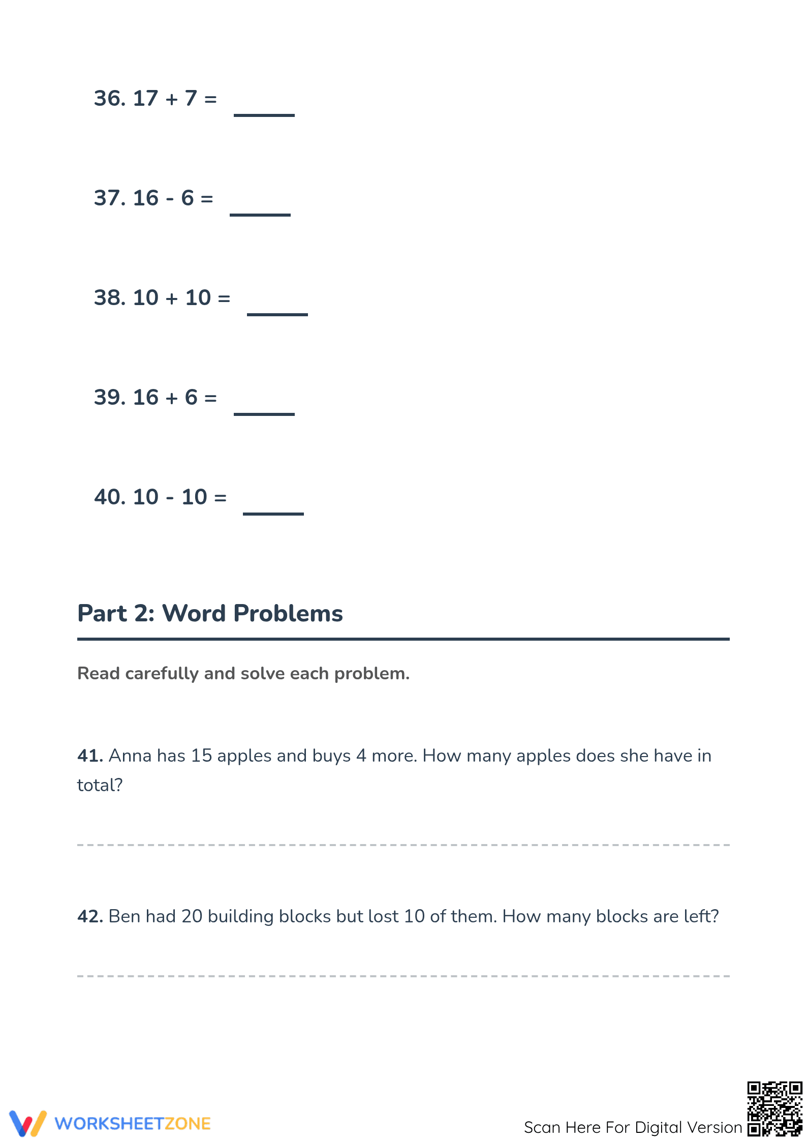 Essential Addition & Subtraction Drill | Grade 2 Math - Page 5