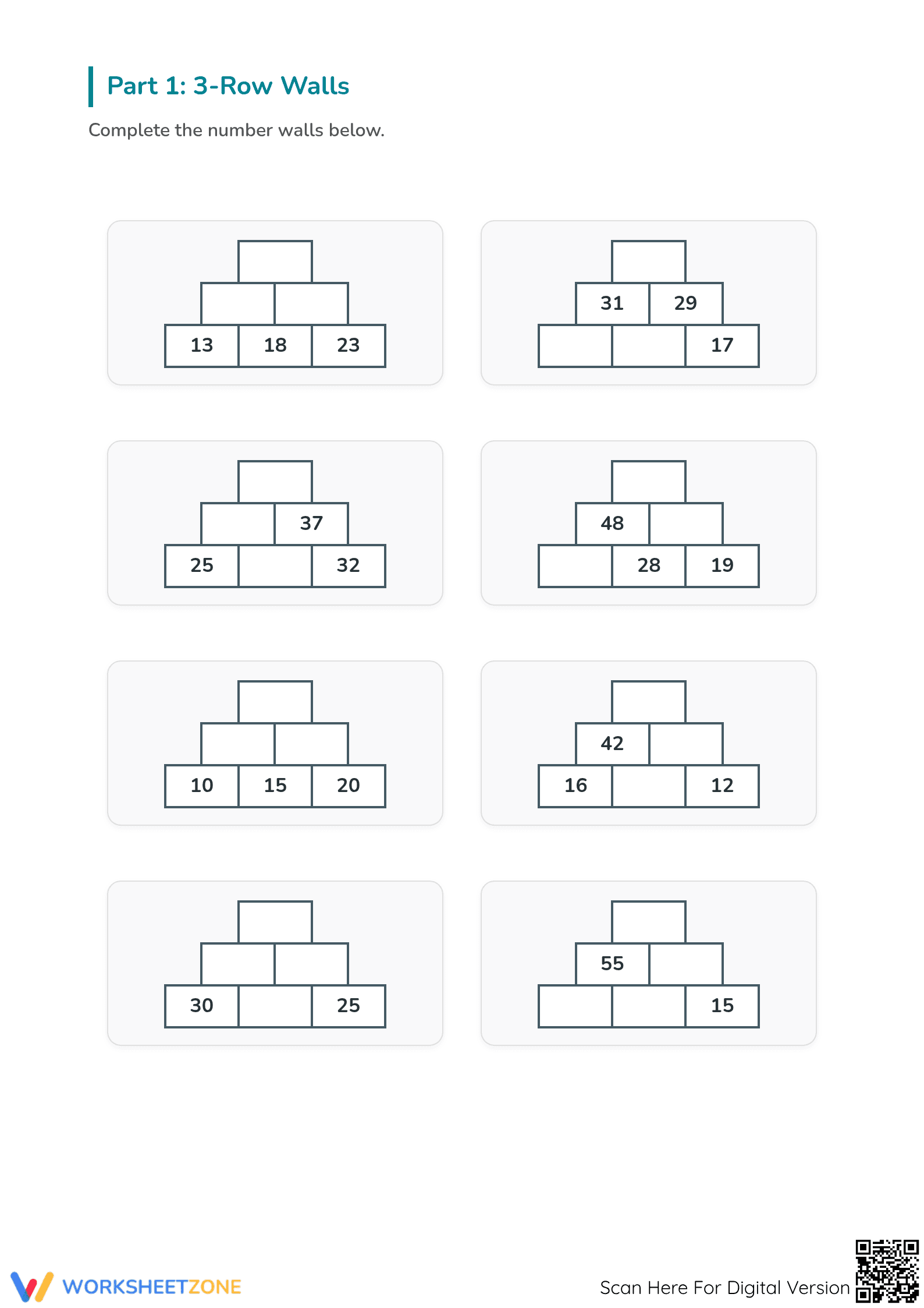 Essential Number Walls: Addition & Subtraction — Grade 3/4 - Page 2