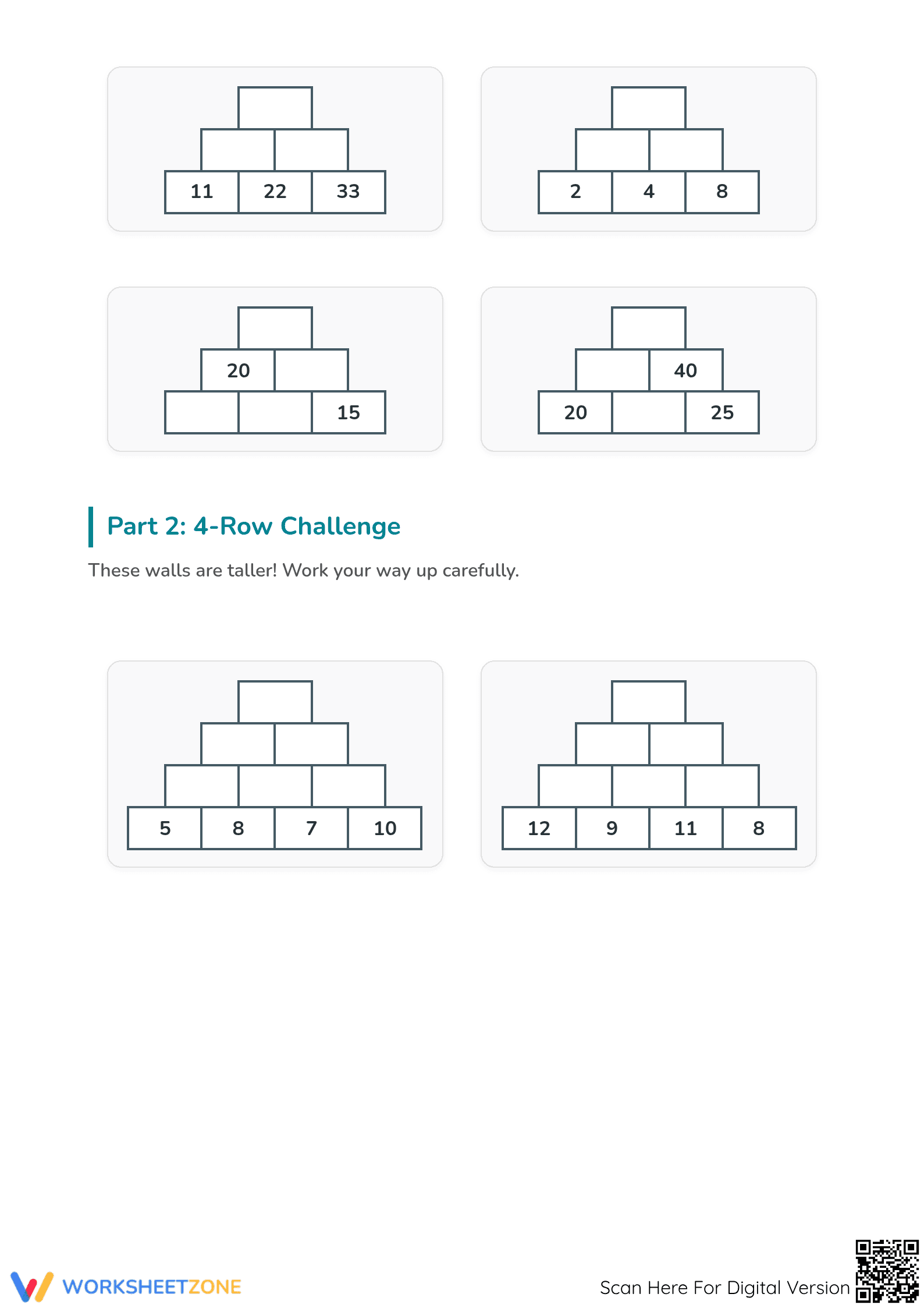 Essential Number Walls: Addition & Subtraction — Grade 3/4 - Page 3