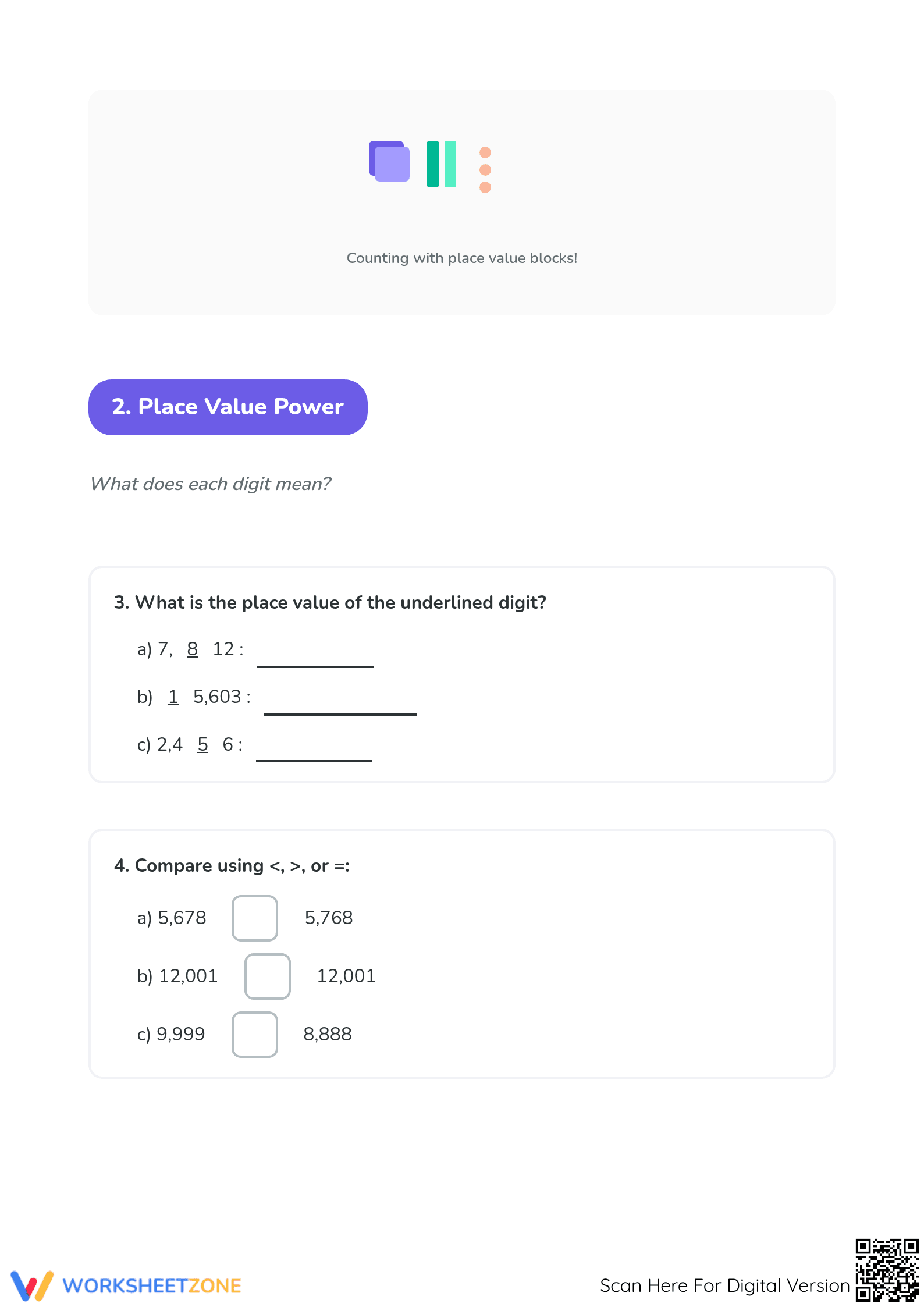 3.NBT.A.2 Worksheet: Math Assessment — Grade 3 Aligned - Page 2
