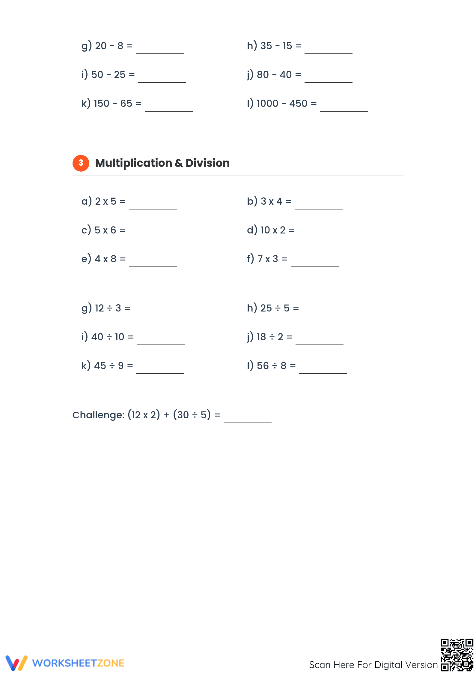 Essential Grade 3-4 Math Assessment | Aligned Weekly Quiz - Page 2