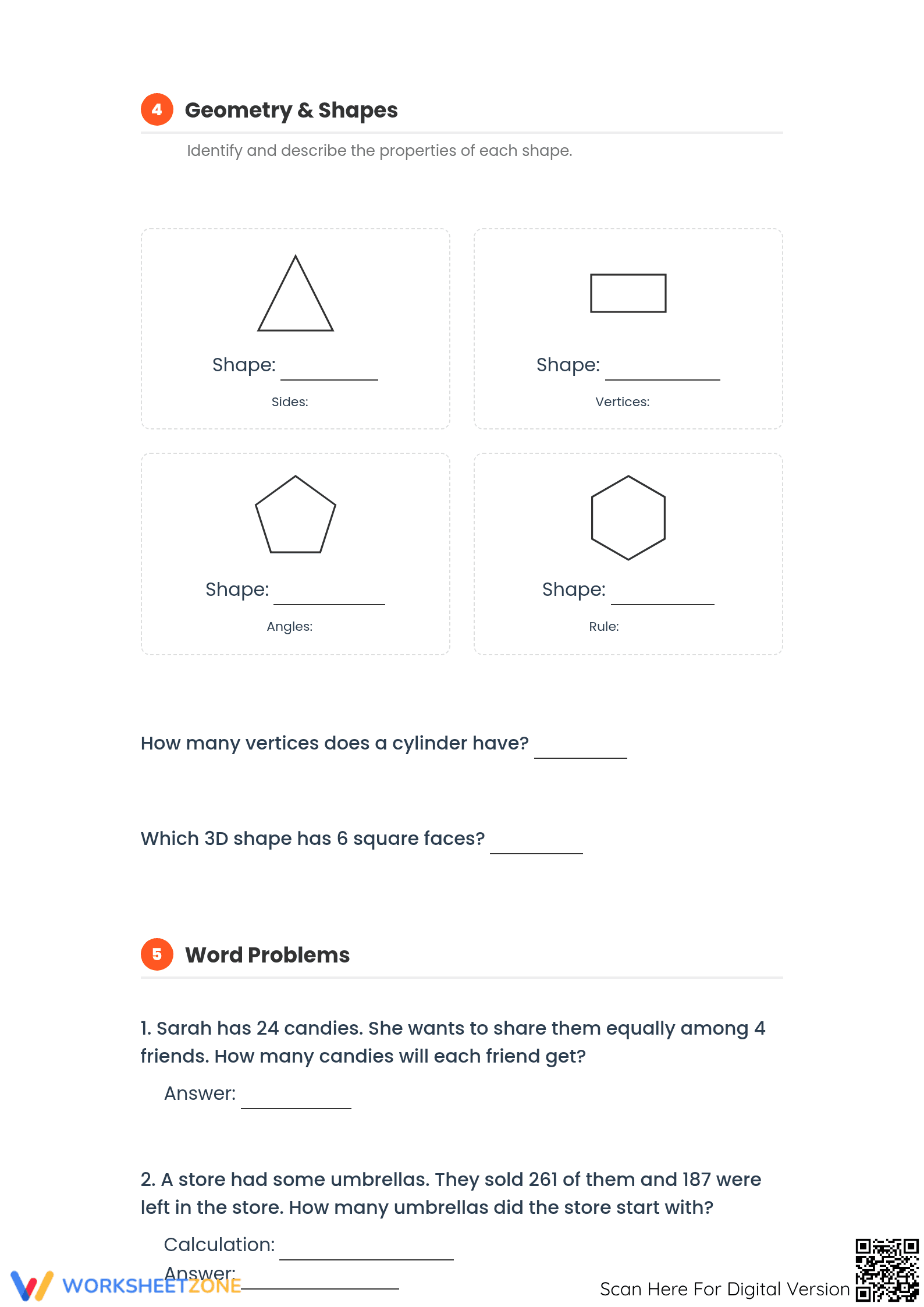 Essential Grade 3-4 Math Assessment | Aligned Weekly Quiz - Page 3