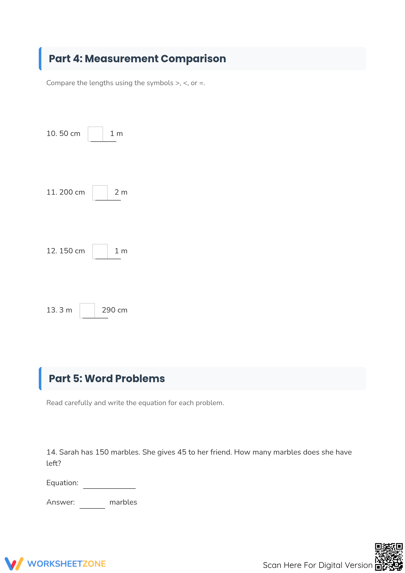 Essential Grade 2 Arithmetic Evaluation: 2.NBT.B.7 Aligned - Page 3