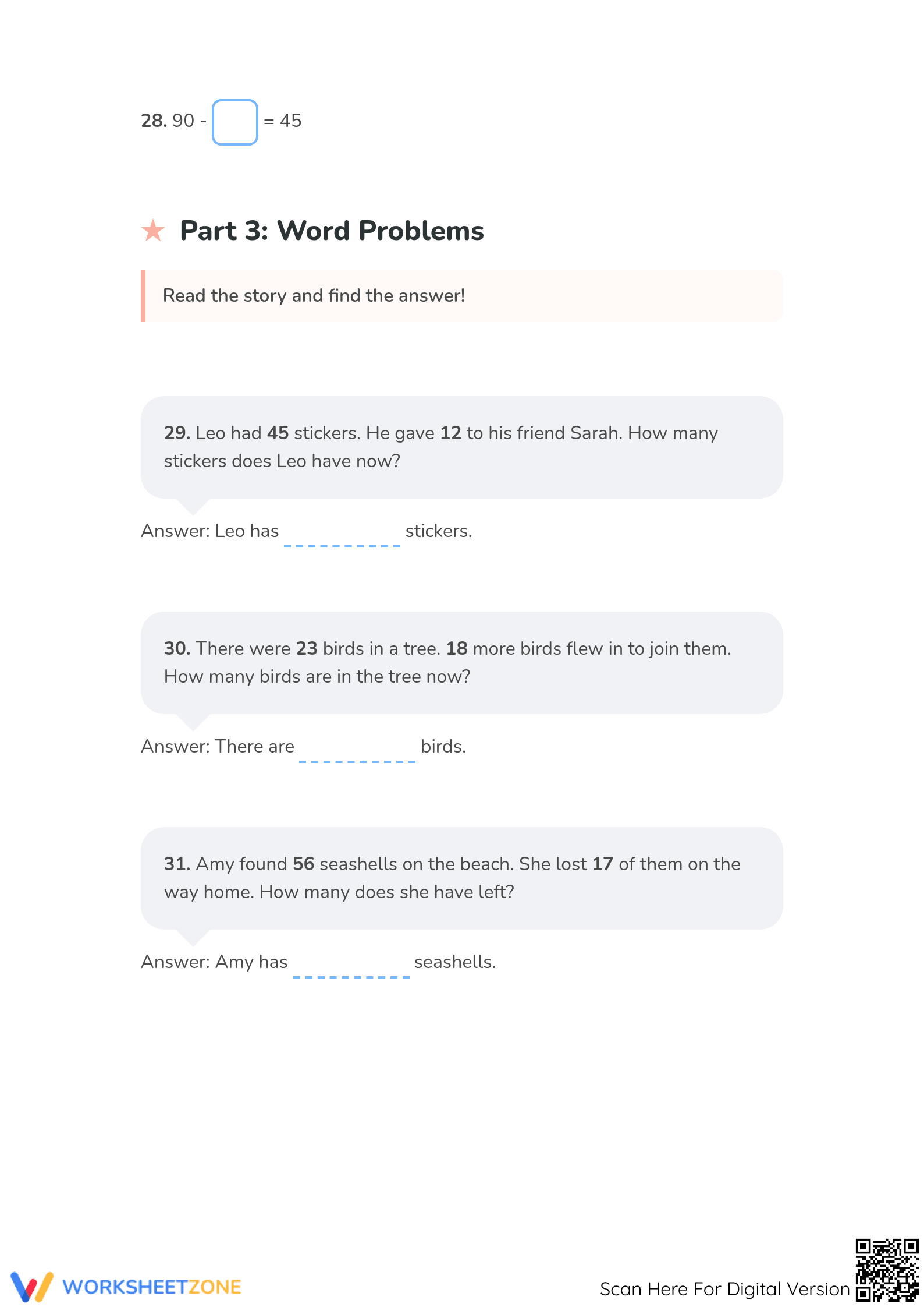 Essential 2-Digit Addition and Subtraction Worksheet - Page 5