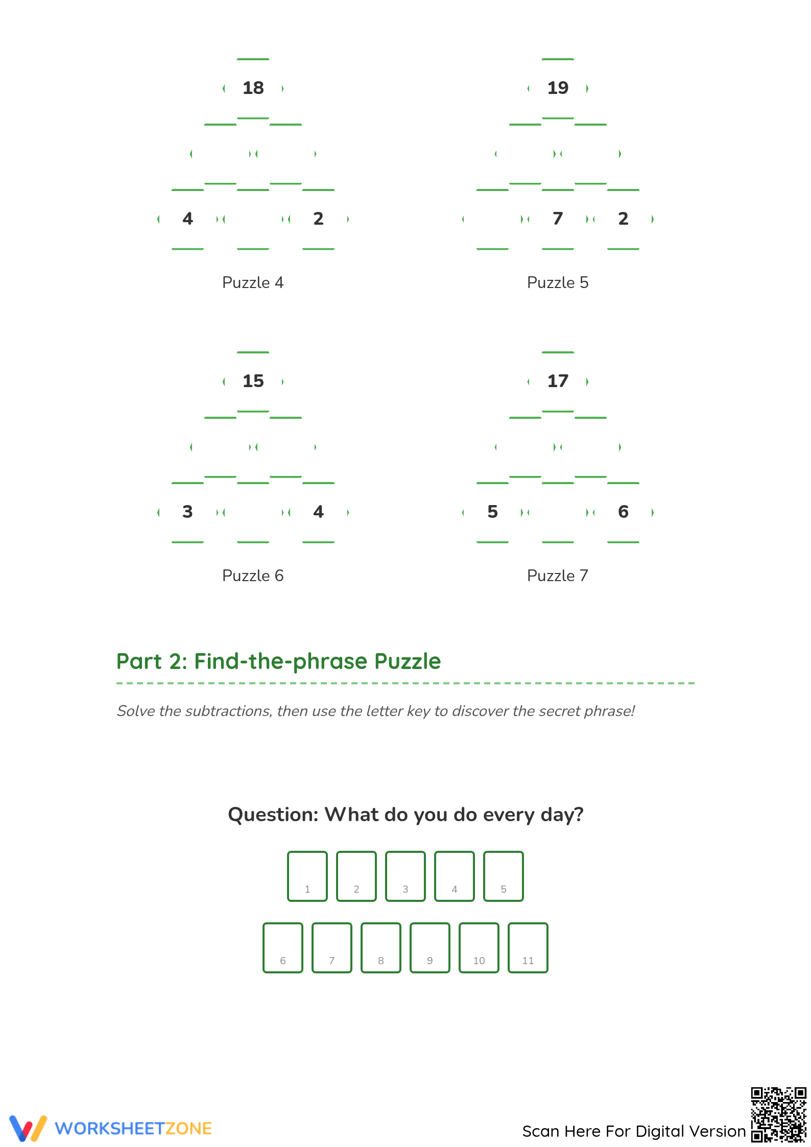 Essential Addition and Subtraction Puzzles | Grade 1-3 Math - Page 2