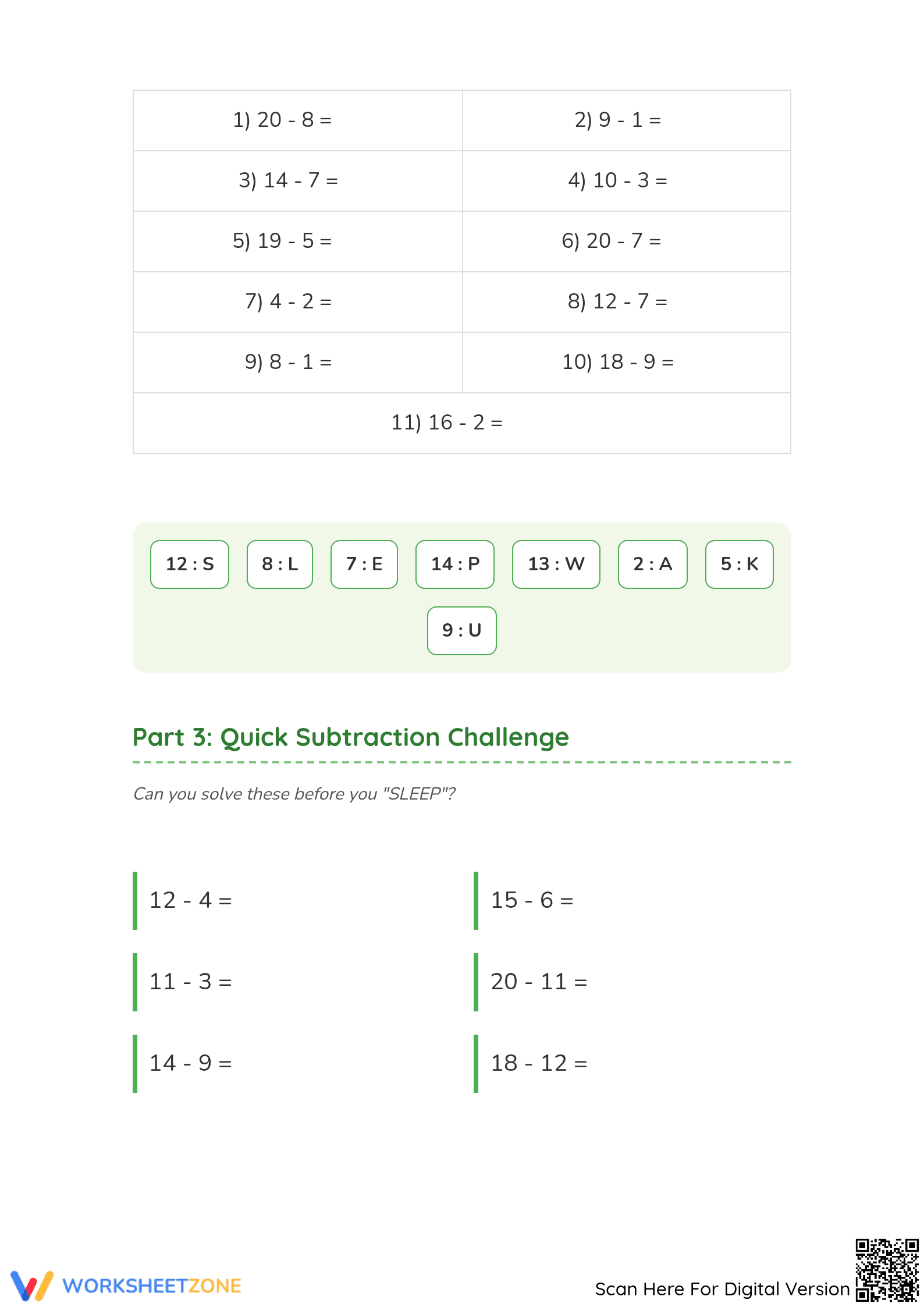 Essential Addition and Subtraction Puzzles | Grade 1-3 Math - Page 3