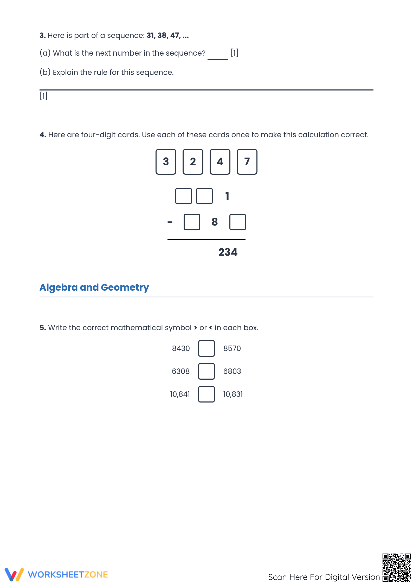 Grade 4 Math Term Review | Essential Printable Guide - Page 2