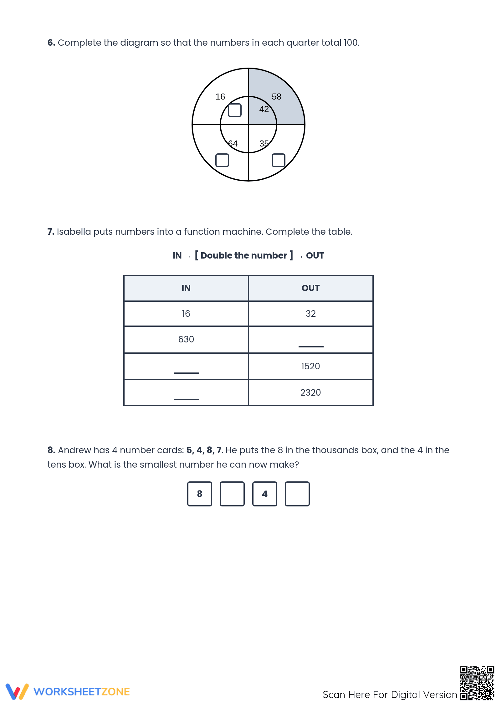 Grade 4 Math Term Review | Essential Printable Guide - Page 3