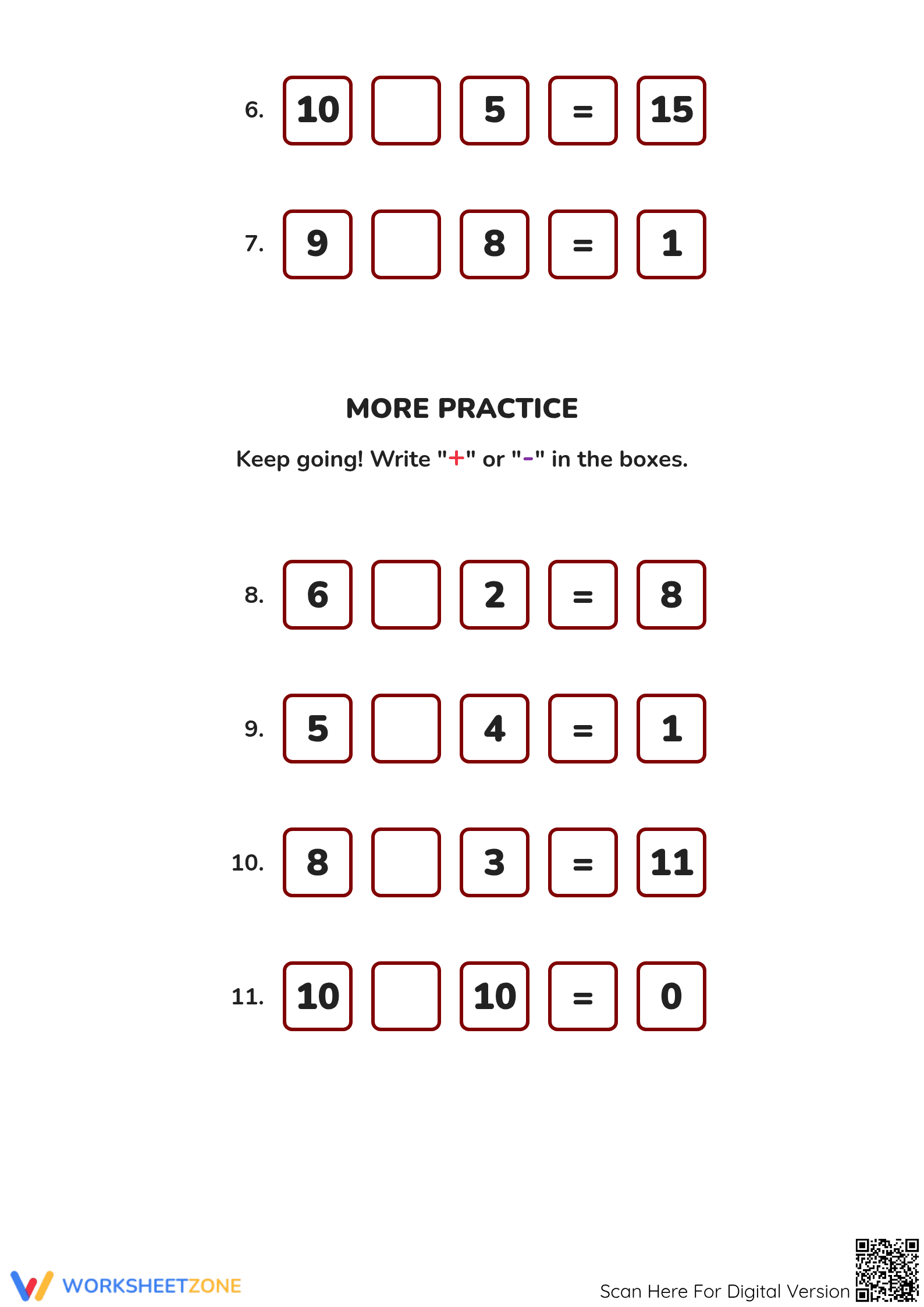 Essential Basic Operations Worksheet | Grade 1-2 Math - Page 2