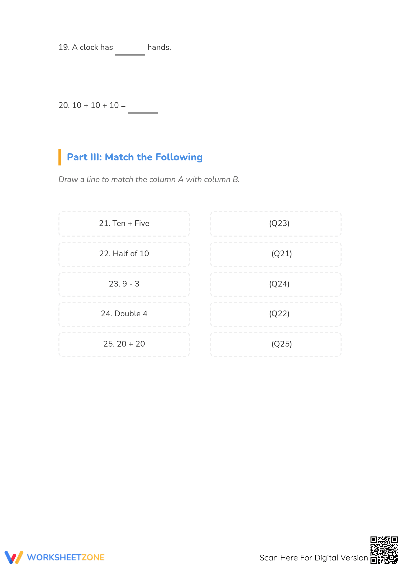 Grade 1 Math Finals Exam: 1.NBT.B.2 Aligned Assessment - Page 4