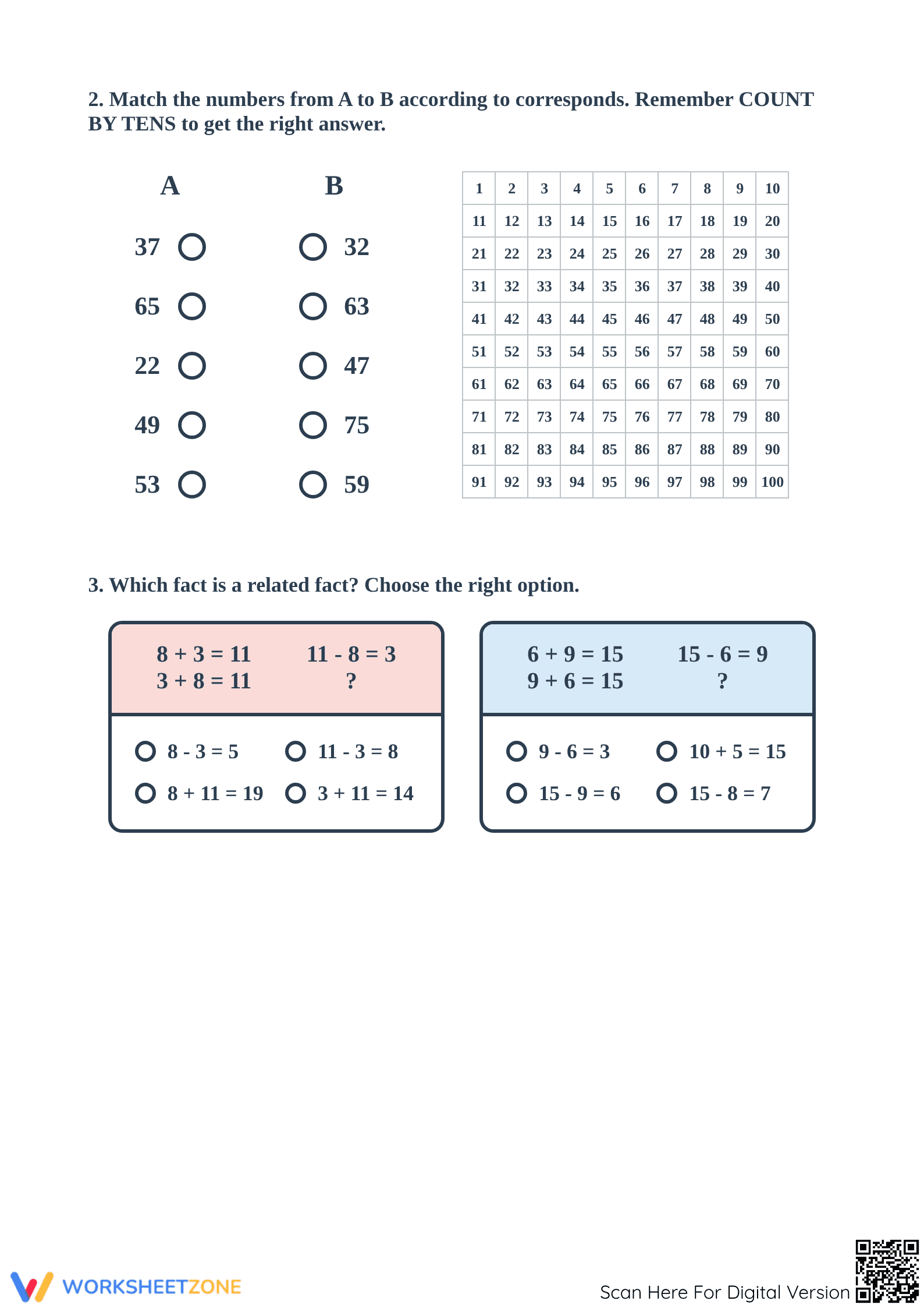 Grade 1 Math Final Exam: Essential Operations & Place Value - Page 2