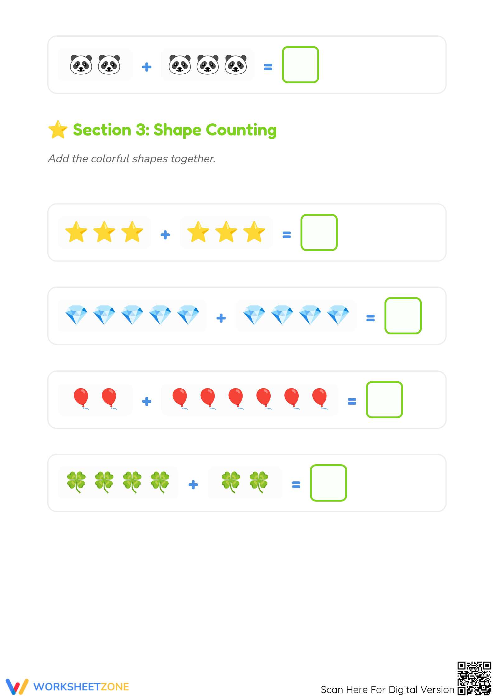 Essential Addition Fun Worksheet | Kindergarten Math - Page 3