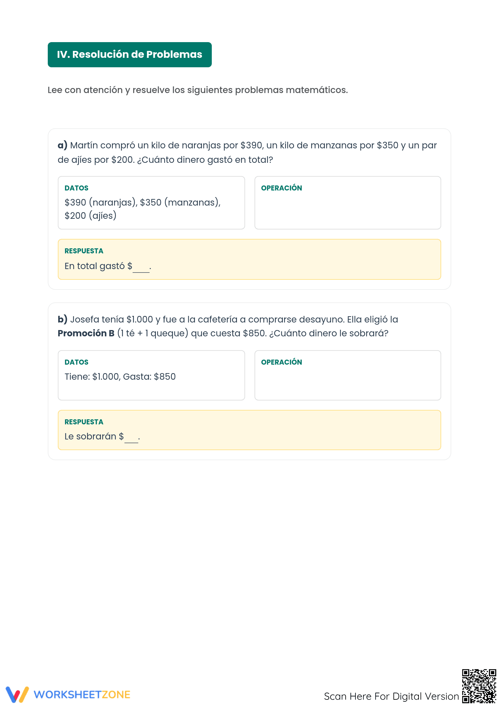Complete 3-Digit Operations Test | Grade 3 Aligned Math - Page 3