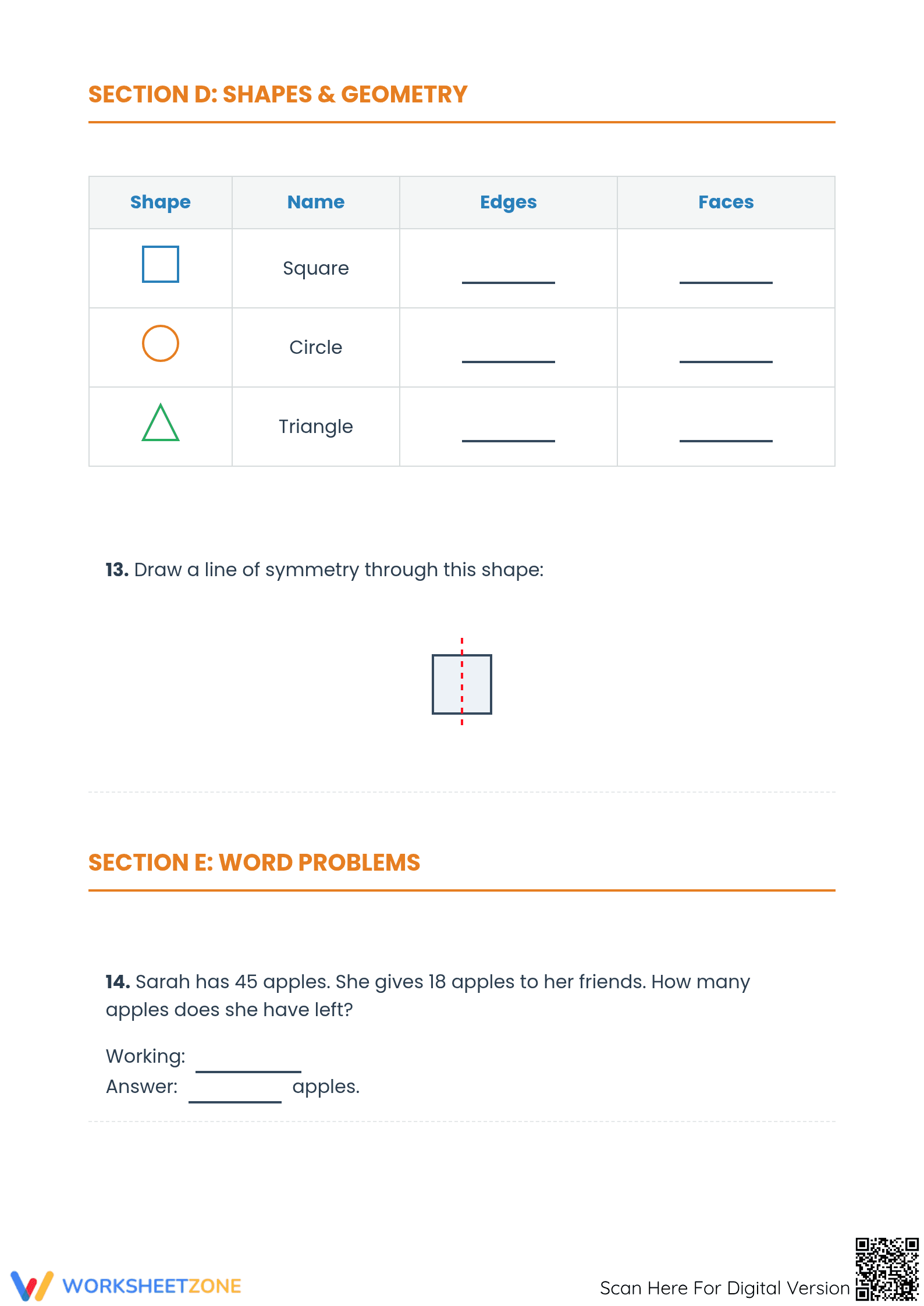 Essential Grade 3 Math Exam: Comprehensive Term Assessment - Page 4