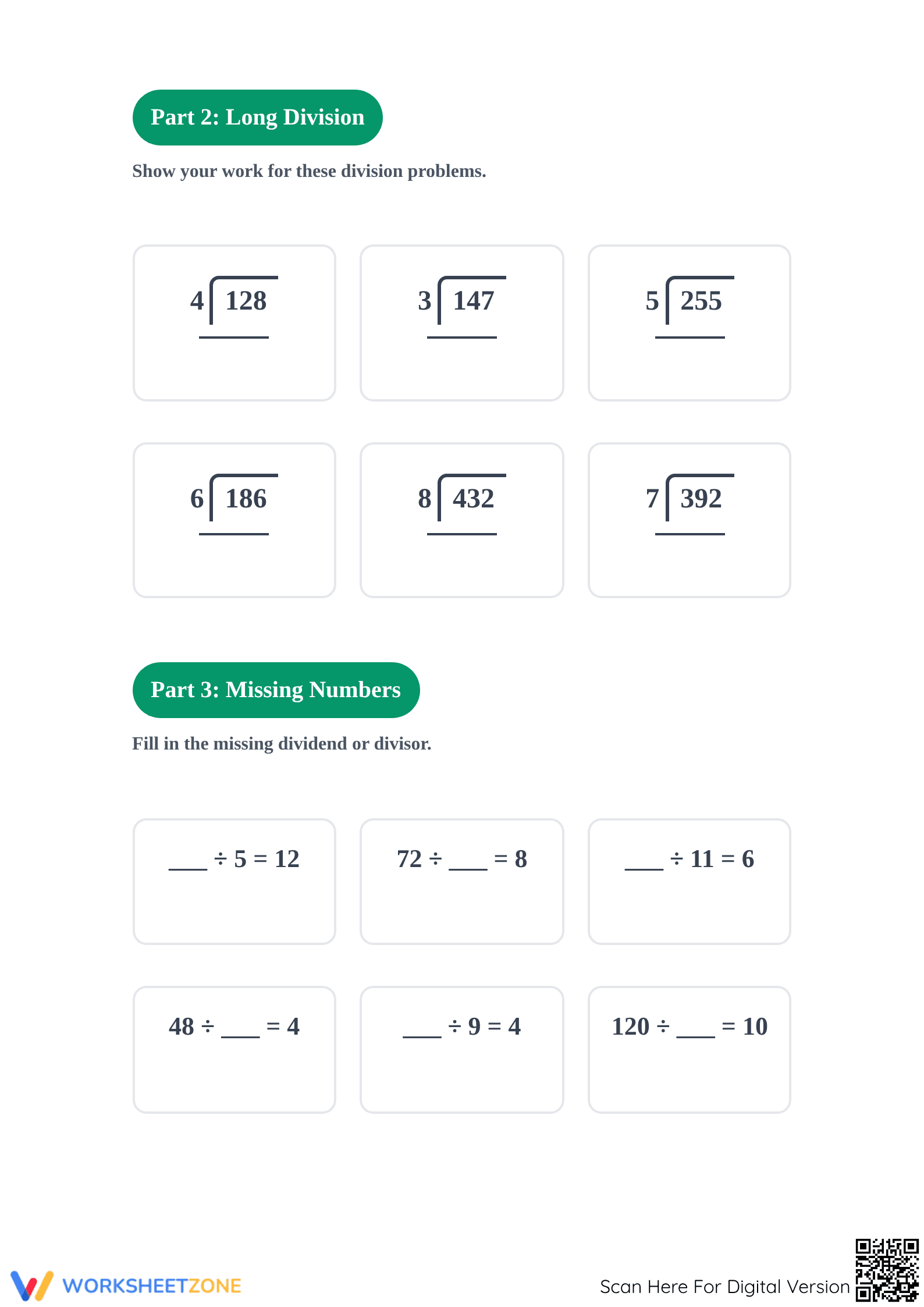 Essential Grade 4 Division Adventures Worksheet | Ready - Page 2