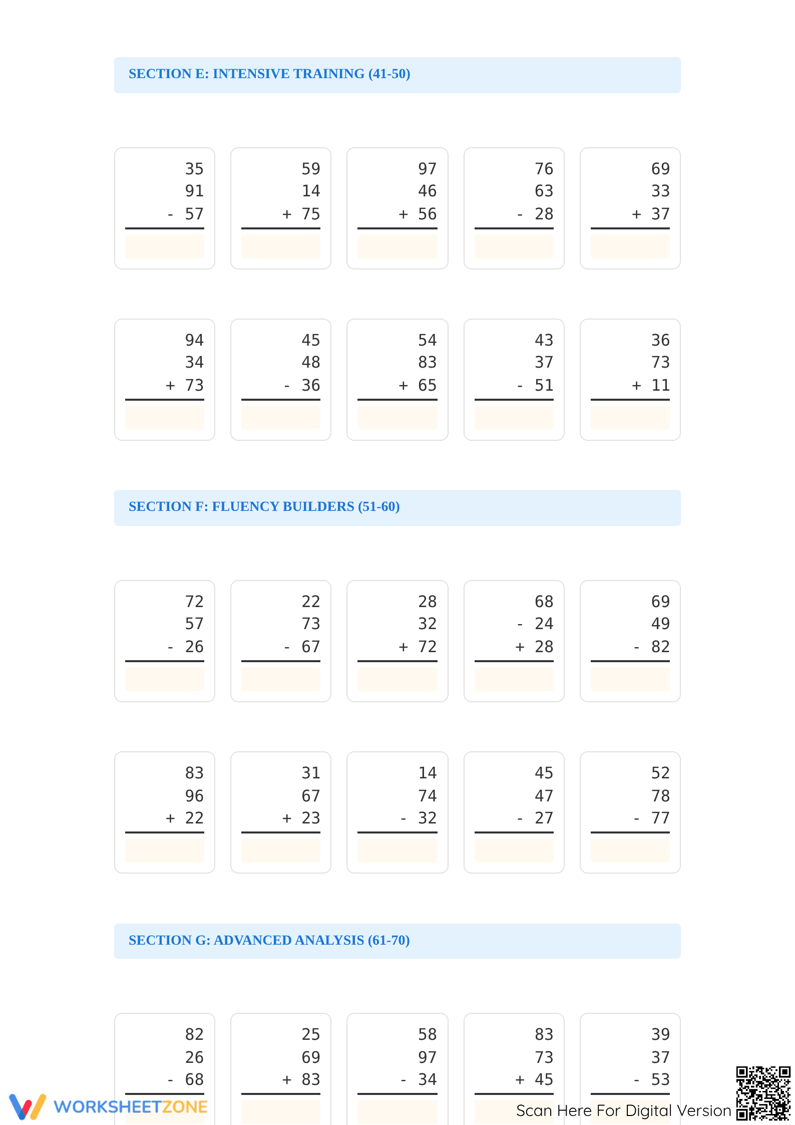 Essential Grade 3 Math: 80-Task Addition & Subtraction - Page 3