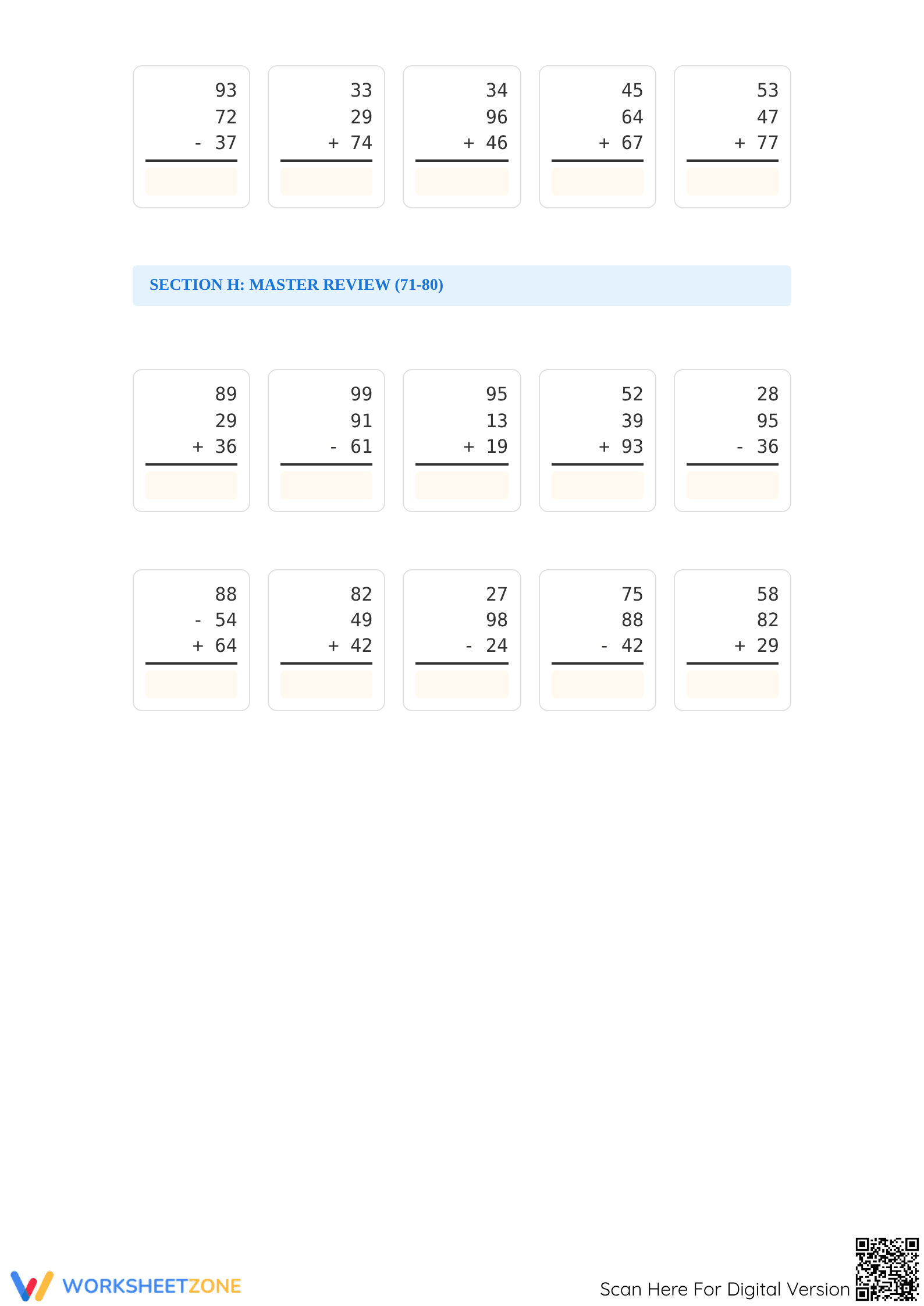 Essential Grade 3 Math: 80-Task Addition & Subtraction - Page 4