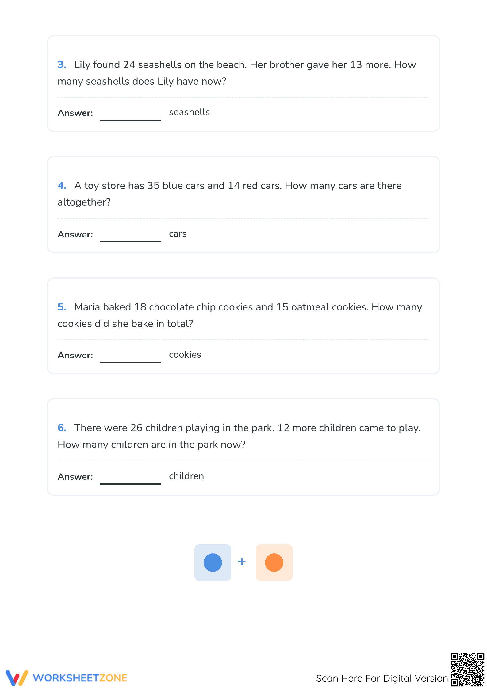 Essential Word Problems Worksheet | Grade 2 Math Ready - Page 2
