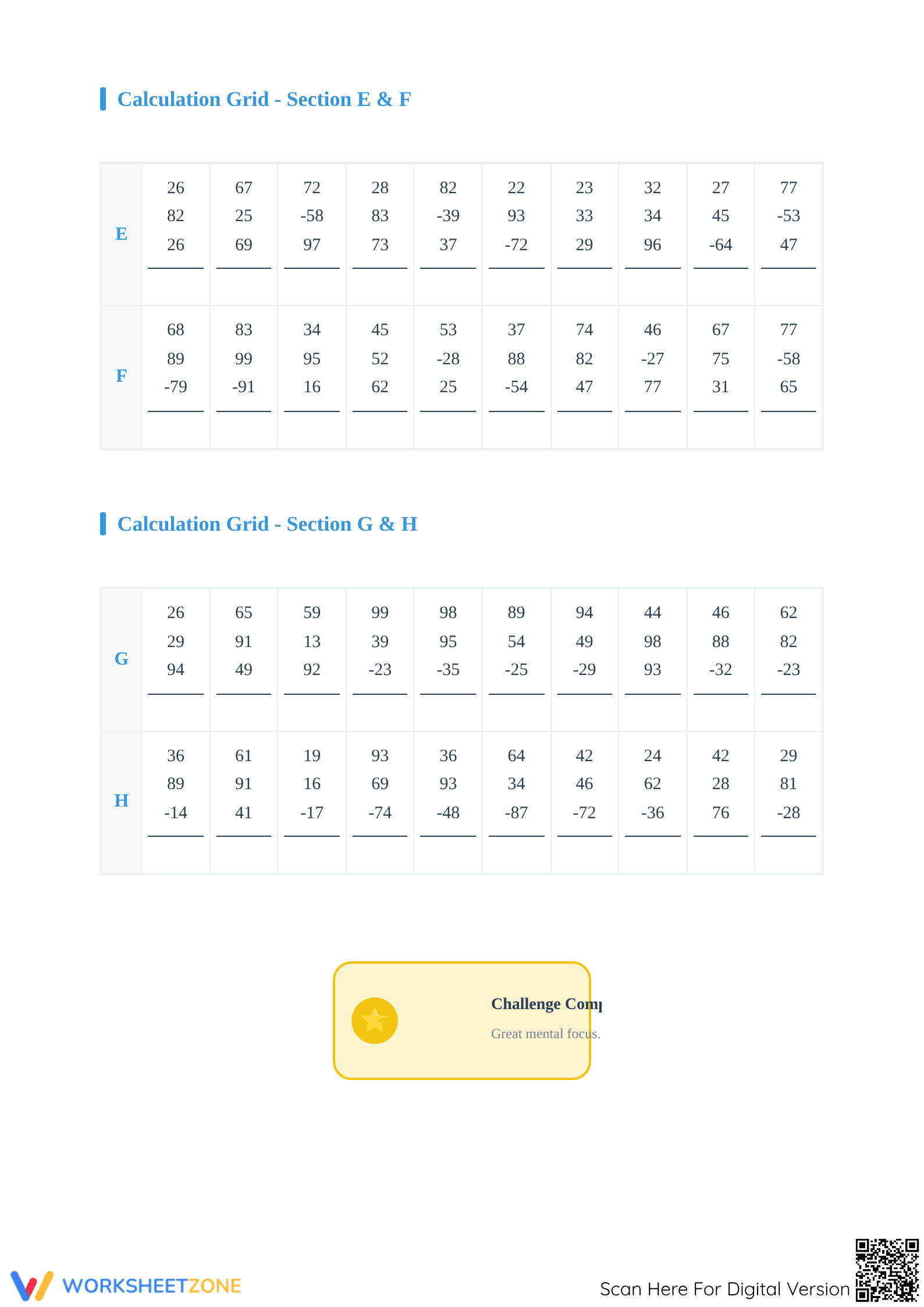 Mental Math Mastery Worksheet | Essential Grade 3–5 Math - Page 2
