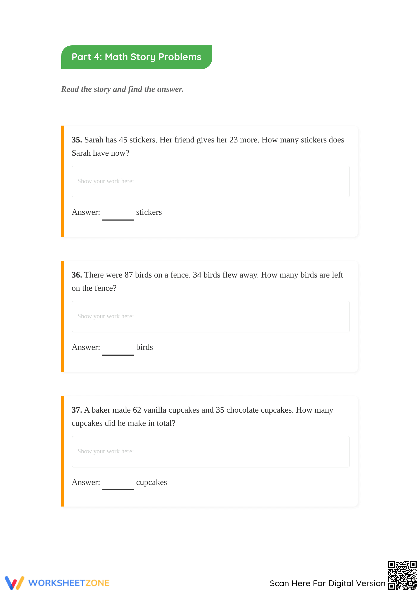 Essential Double Digit Addition and Subtraction | Grade 2 - Page 4