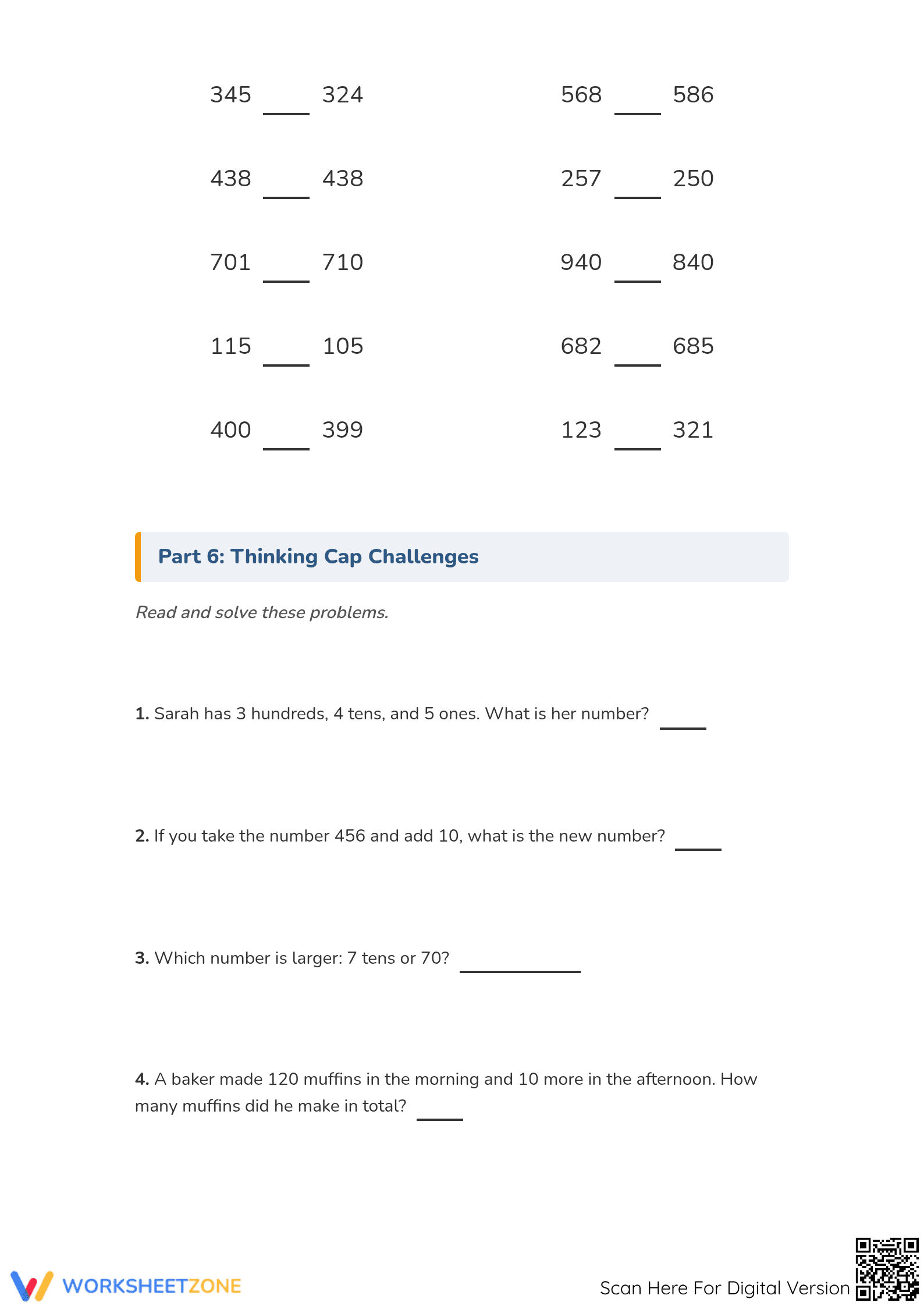 Essential 2.NBT.B.8 Place Value & Mental Math Worksheet - Page 5