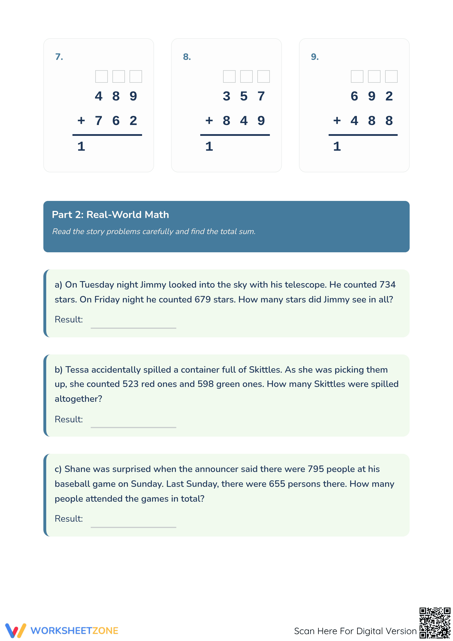 Essential 3-Digit Addition with Regrouping | Grade 3 Math - Page 2