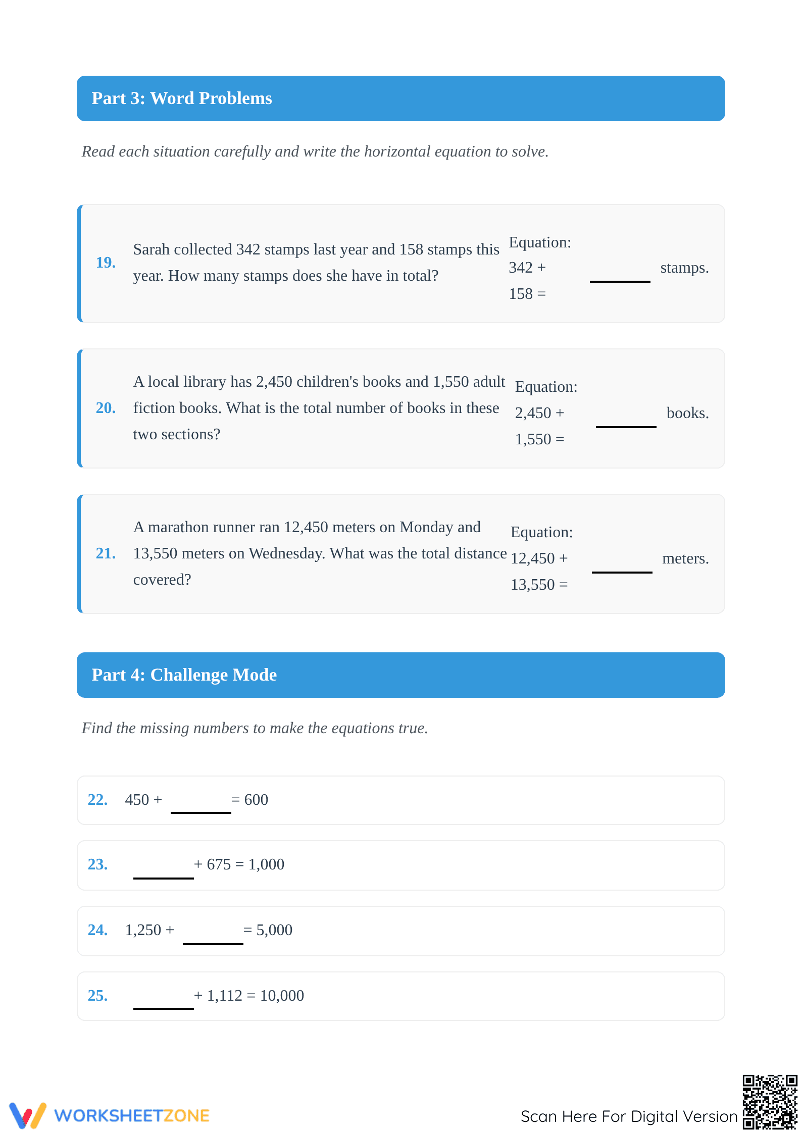 Multi-Digit Addition Mastery Worksheet | Essential Grade 4-5 - Page 3