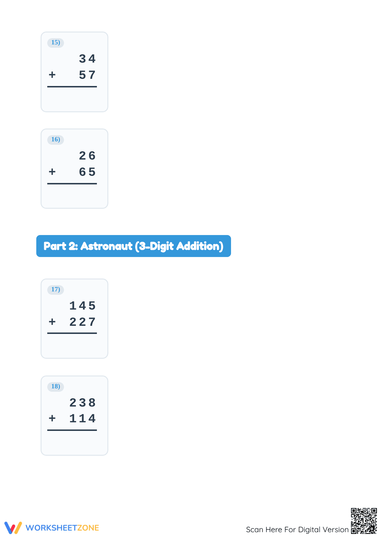 2-Digit & 3-Digit Addition with Regrouping | Grade 2 Ready - Page 5