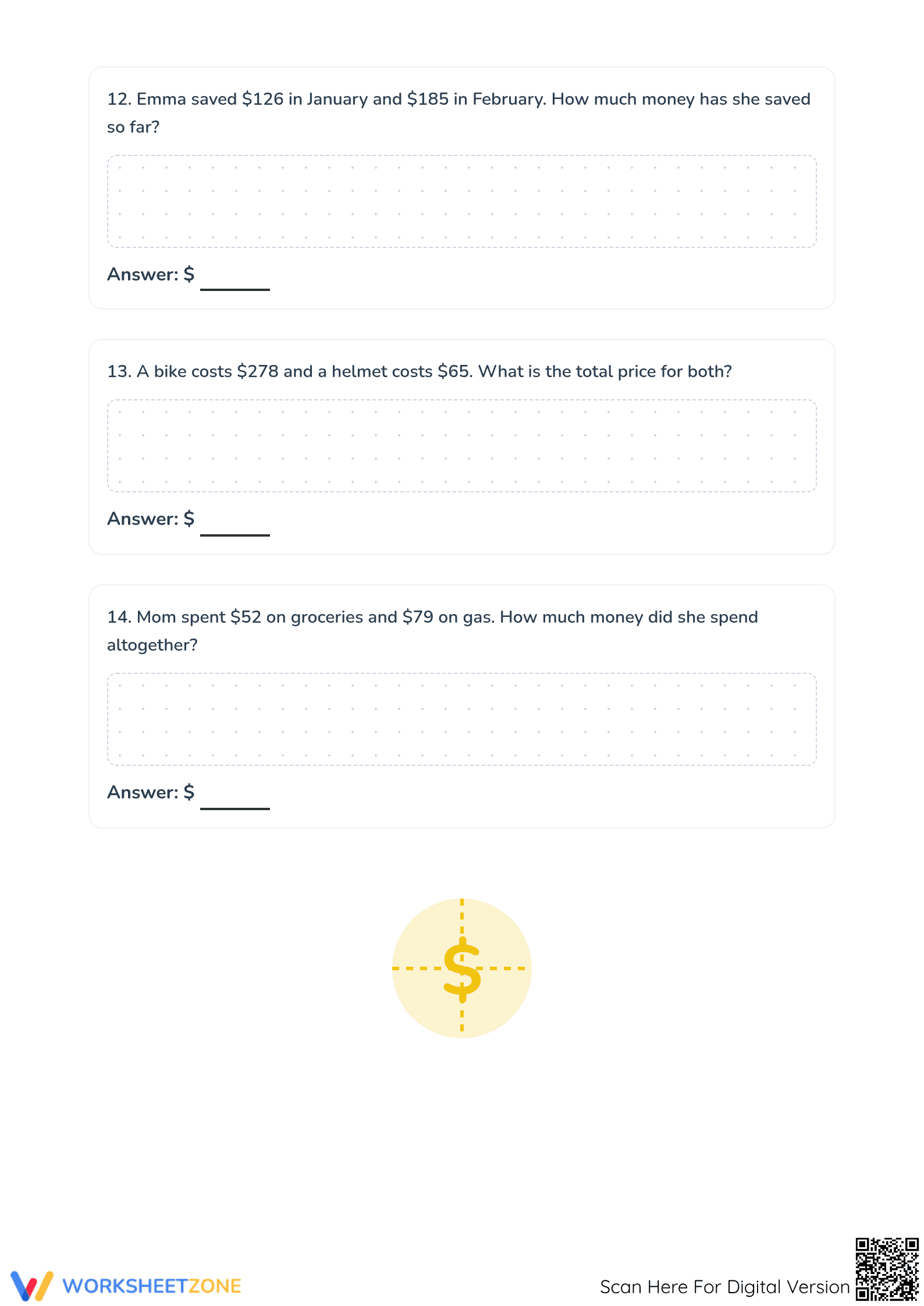 Essential Addition with Regrouping Worksheet | Grade 3 Math - Page 5