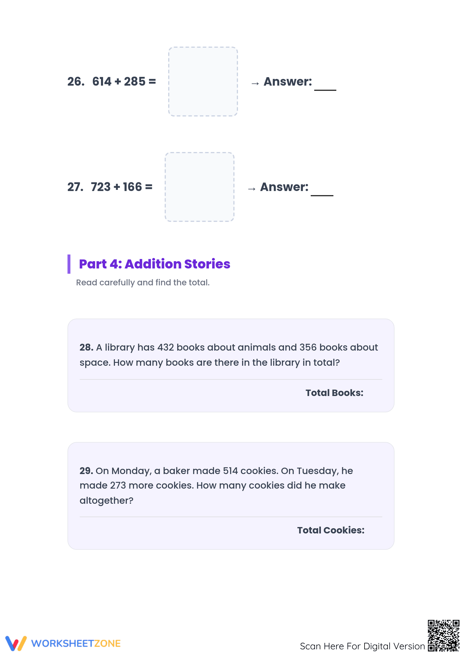 Essential Addition without Regrouping Mastery | Grade 2-4 - Page 3